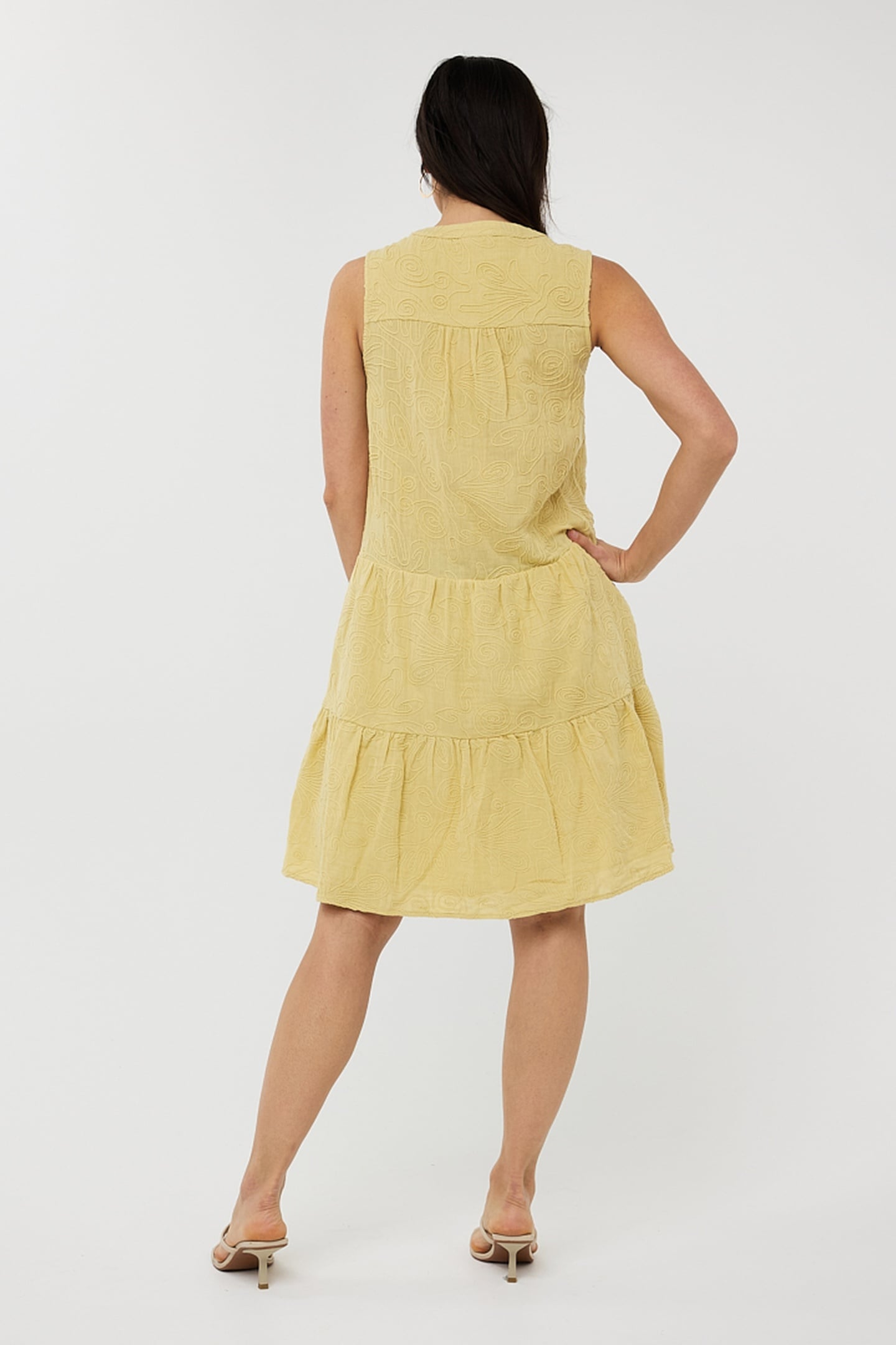 DRESS 3D EMBROIDERY LEMON PIE 3