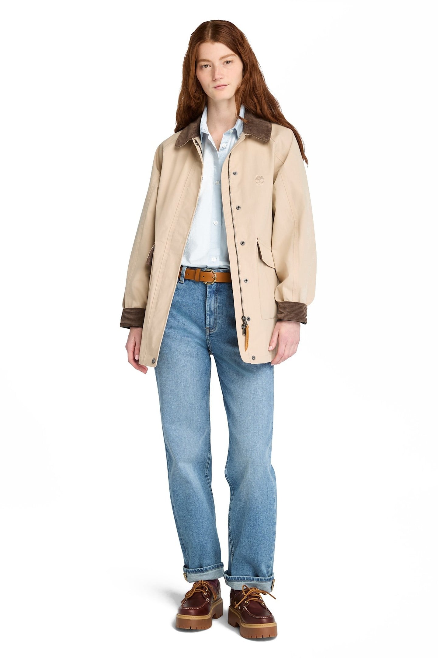 WATERPROOF BARN COAT MEDIUM BEIGE 1