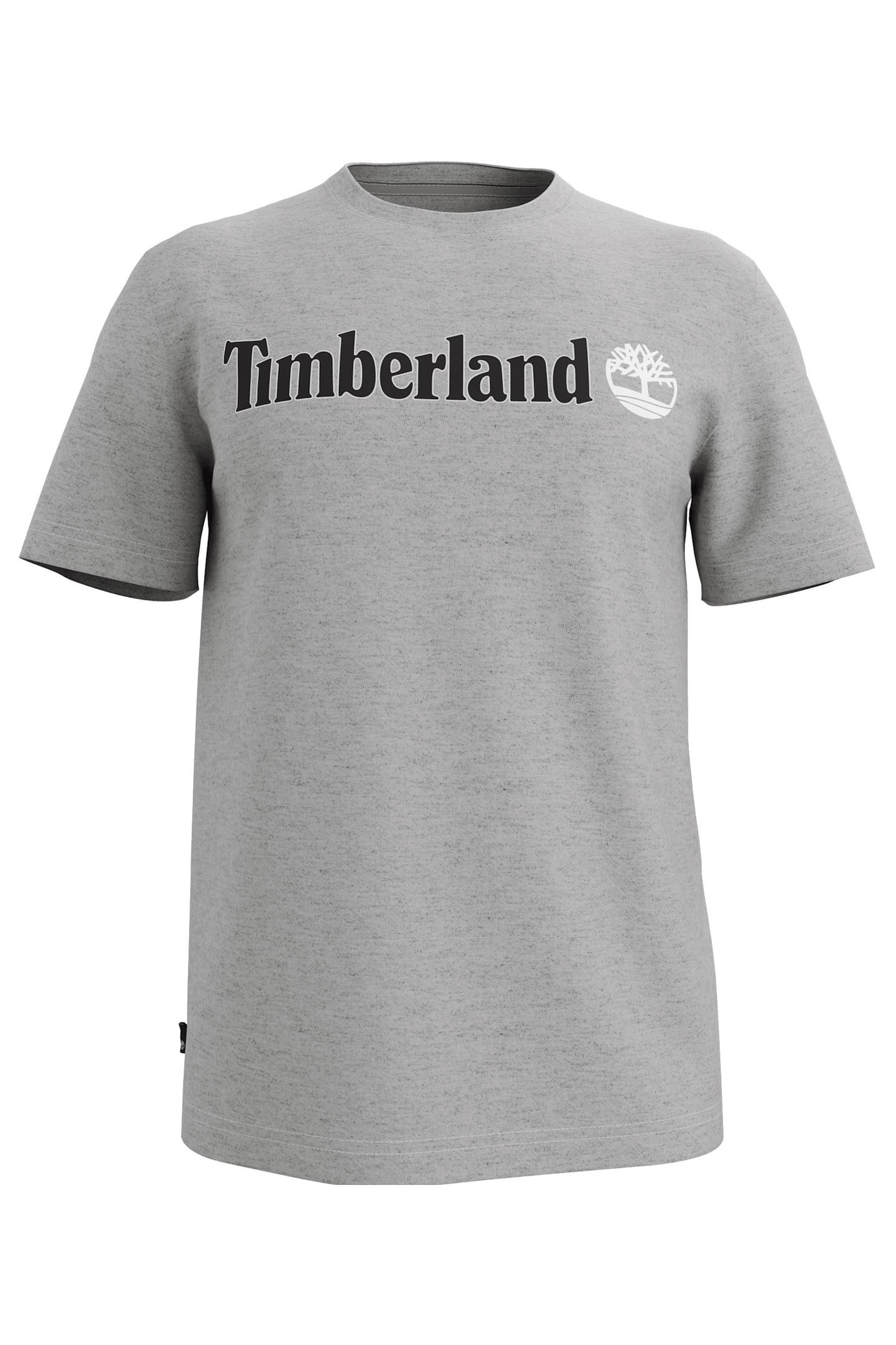 LINEAR LOGO SHORT SLEEVE TEE MED GRY HEATHER 3