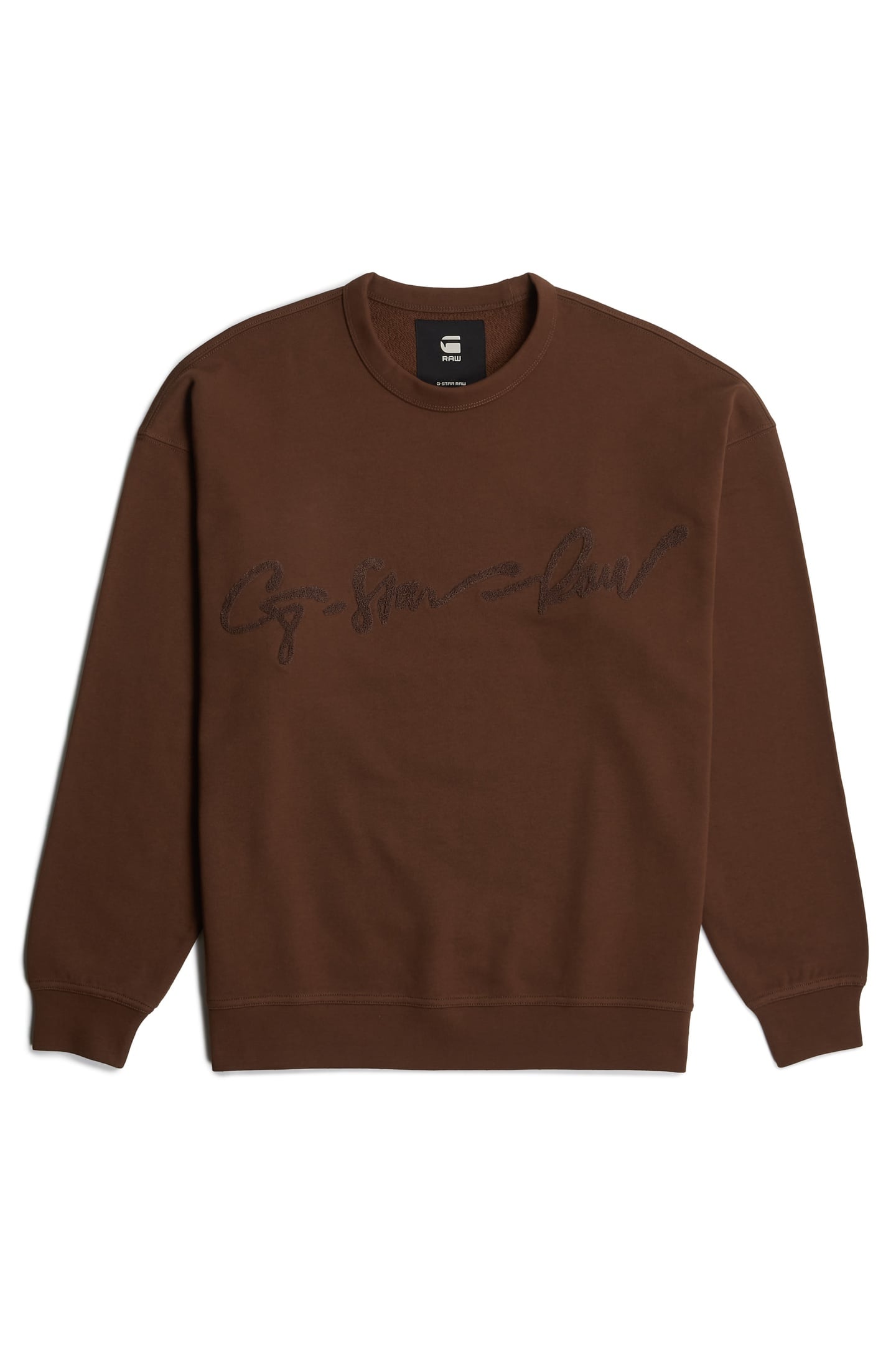 CHENILLE G-SCRIPT LOOSE SWEATER PLUM 4