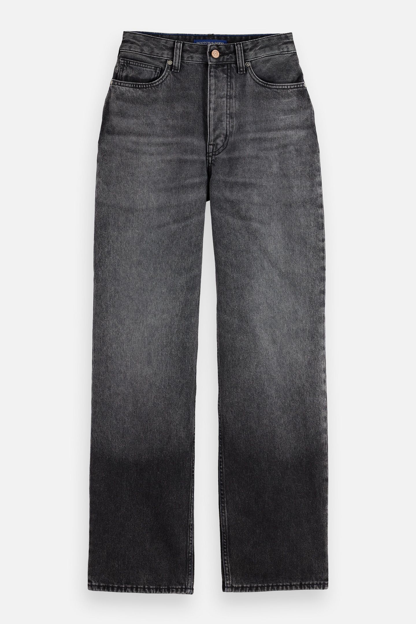 RIPPLE STRAIGHT JEANS — ABSOLUTE BLACK 4