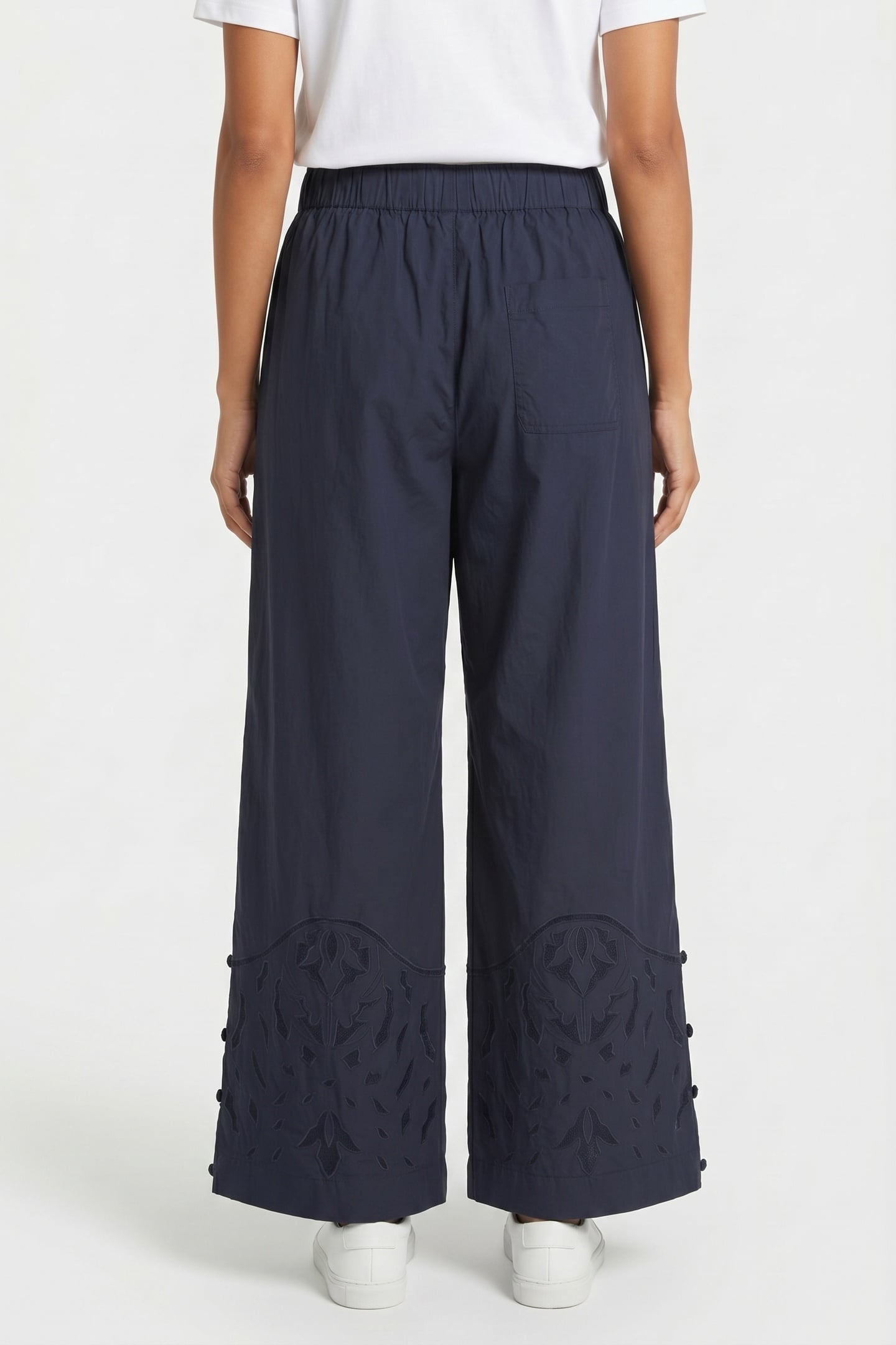 PANTS MOONFLOWER EMBR NAVY 4