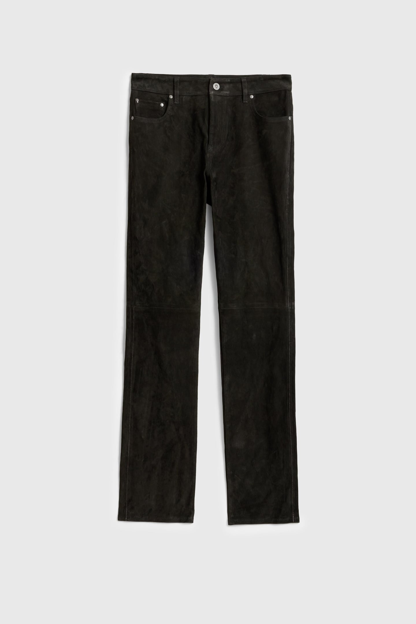ETON LEATHER PANTS - REGULAR FIT LEATHER BLACK 2