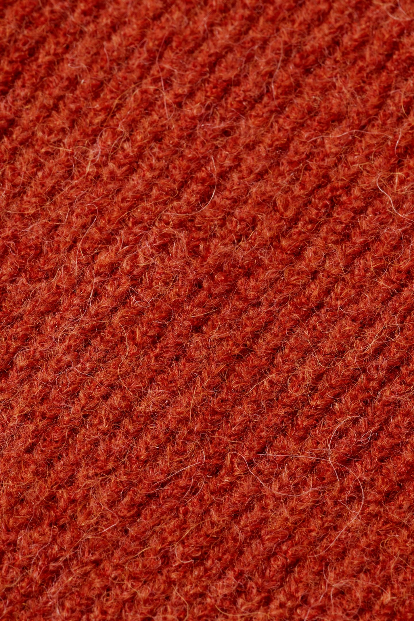 FUZZY RELAXED CARDIGAN KETCHUP 6