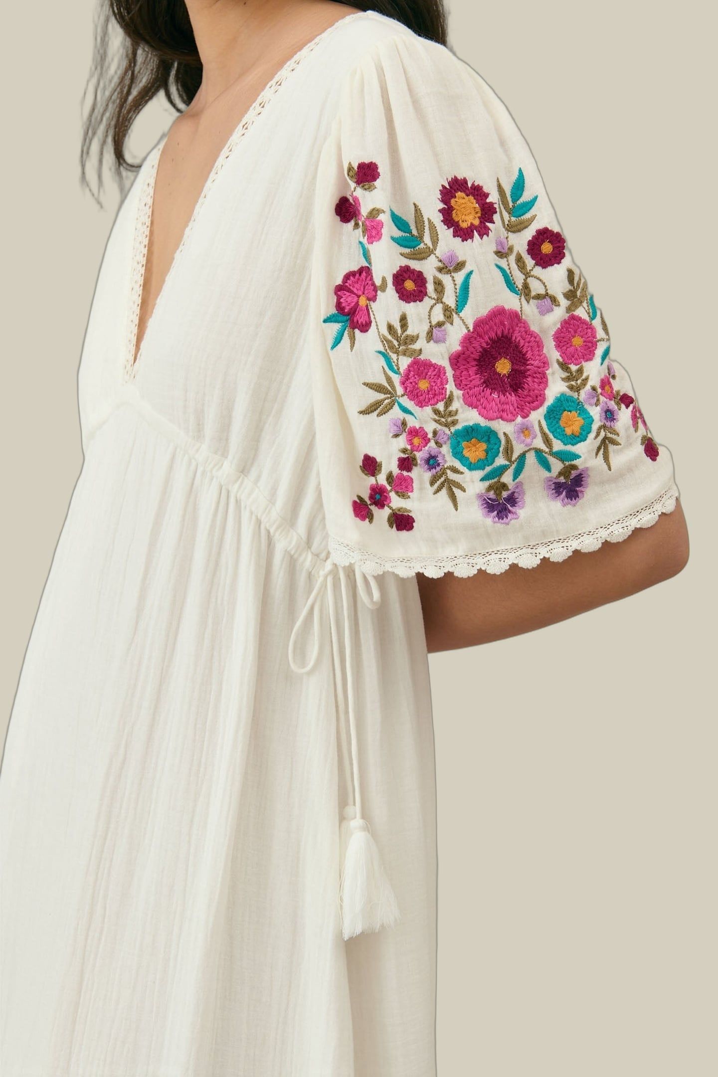 DRESS BALINA CREAM 3