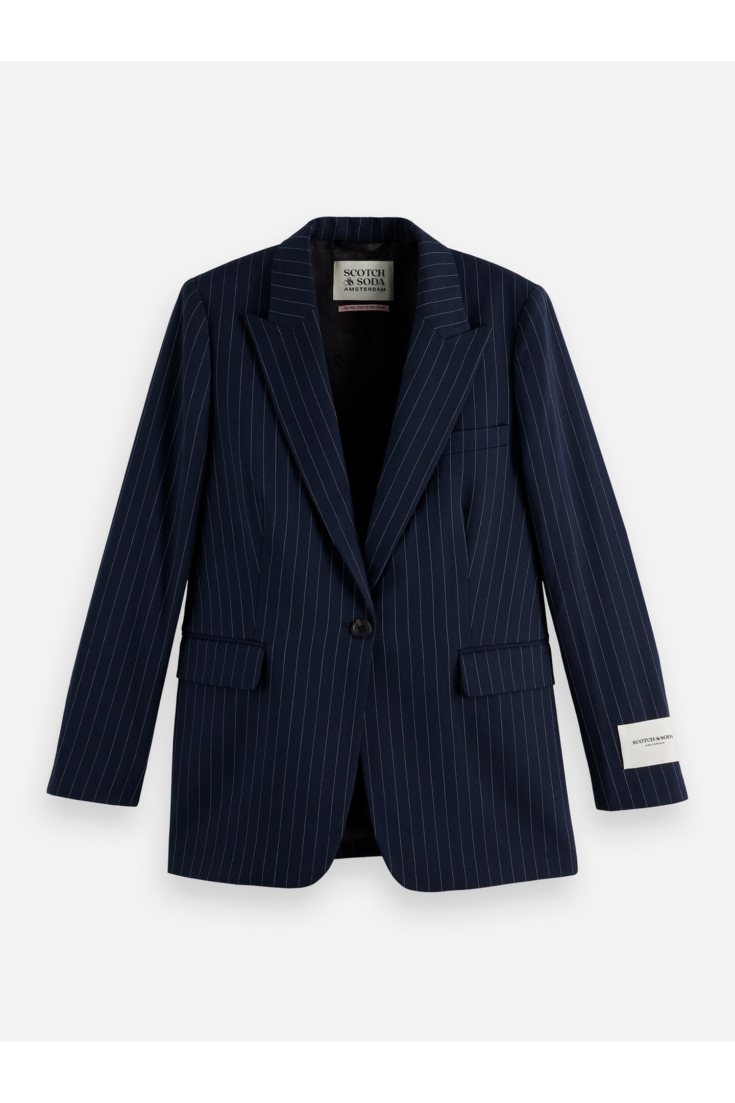 SB FITTED BLAZER NIGHT BLUE PINSTRIPE 5