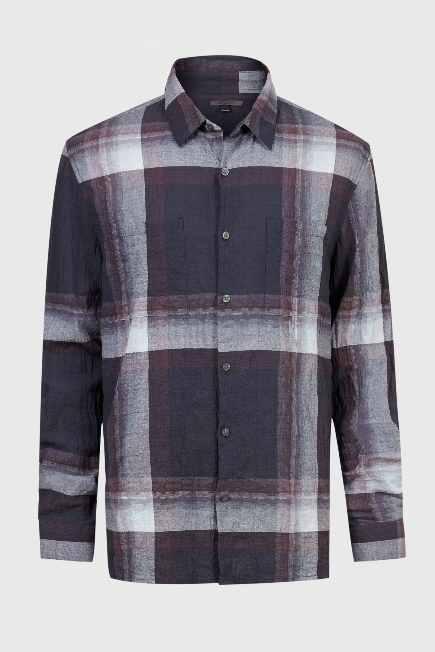 COLE REGULAR FIT L/S SHIR PLUM WOOD 3