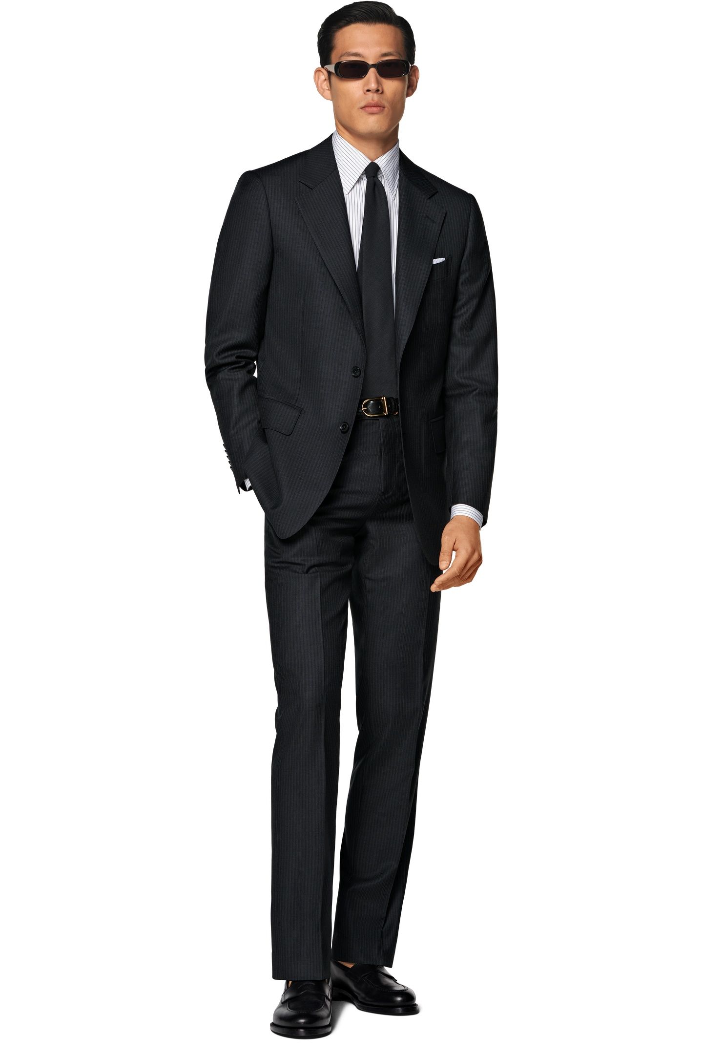 PURE WOOL MILANO NESTED SUITS DARK GREY 1
