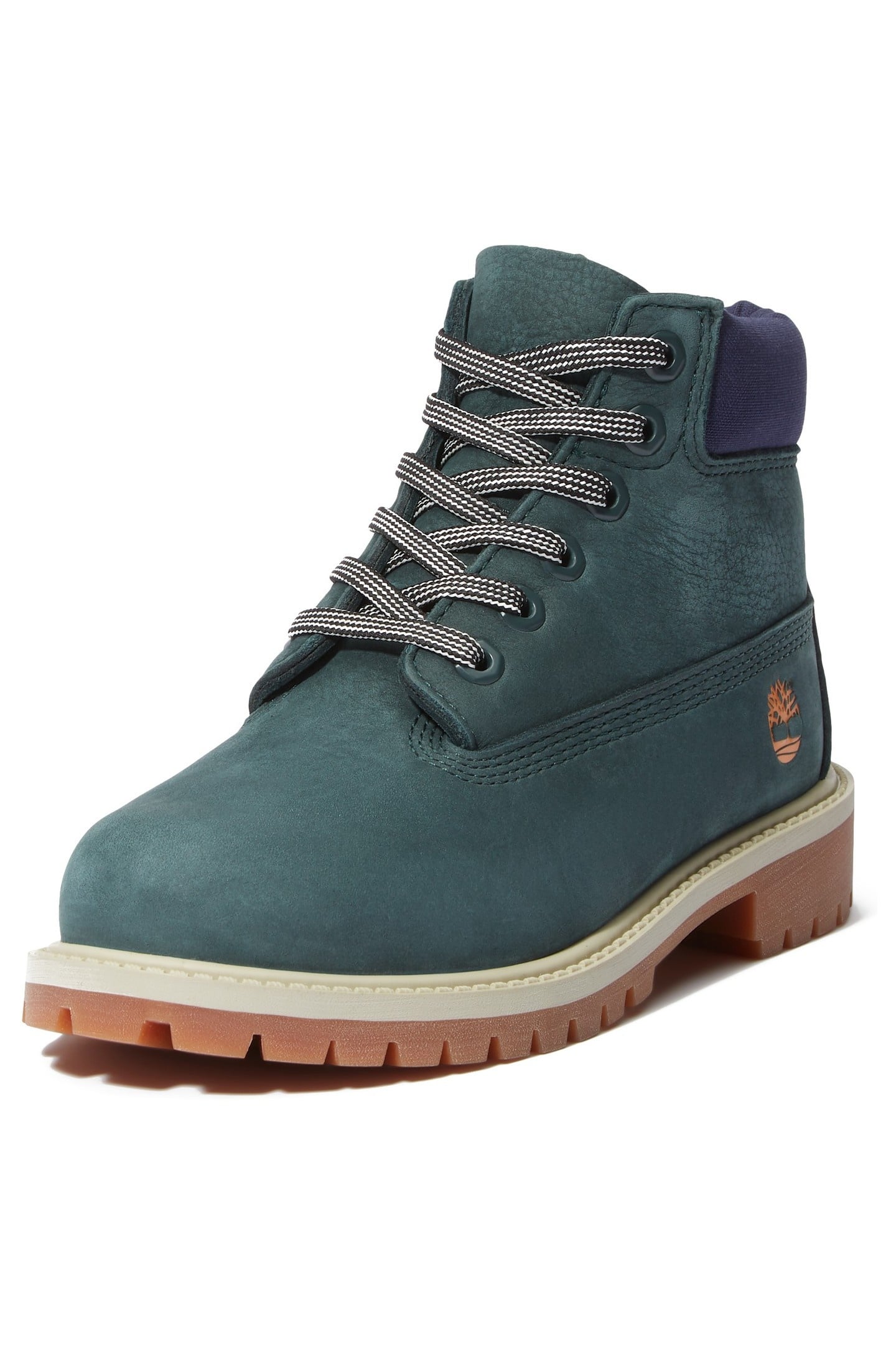 6 INCH LACE UP WATERPROOF BOOT DK GRN NUBUCK 3