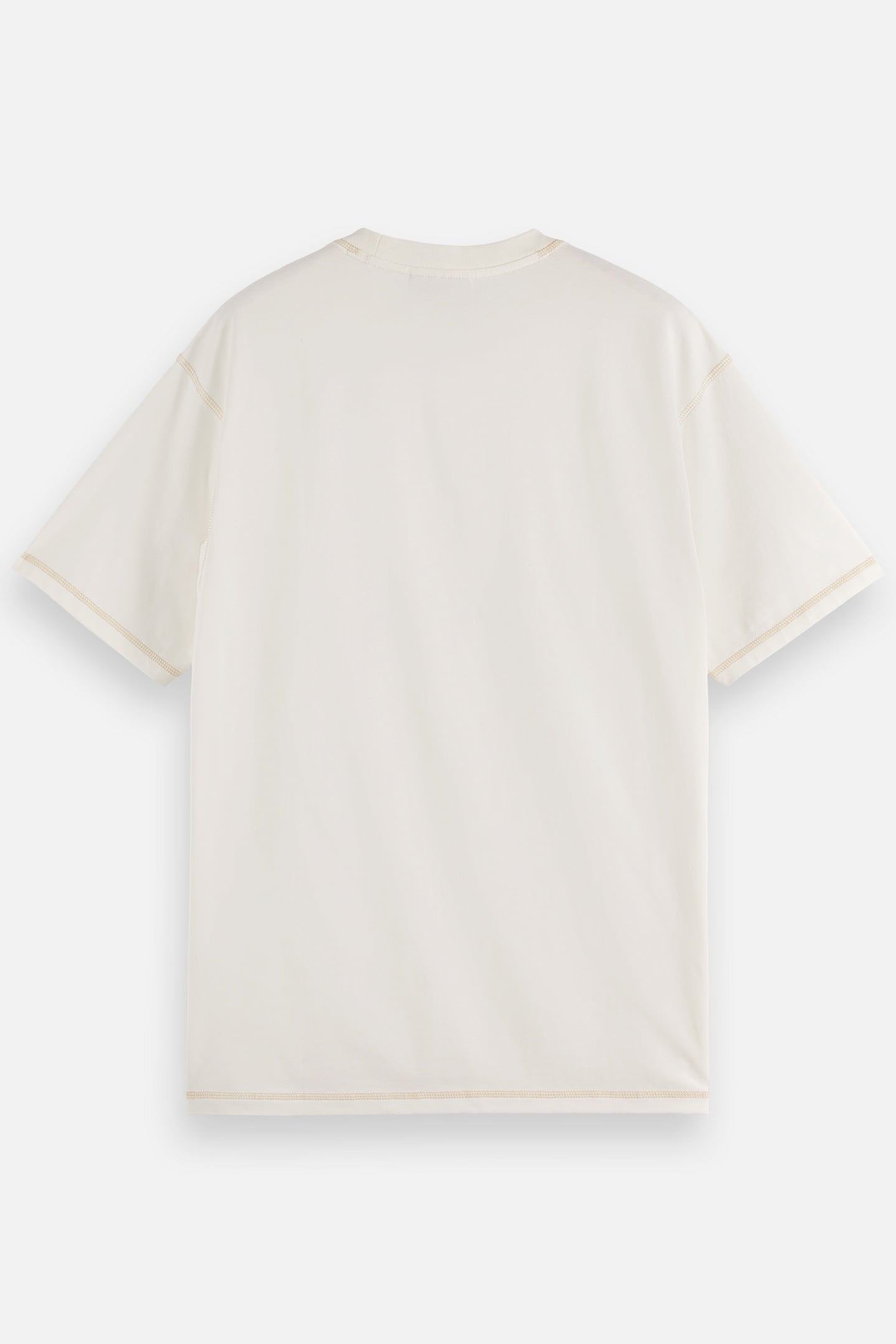 LOGO FRONT CHEST T-SHIRT OFF WHITE 5