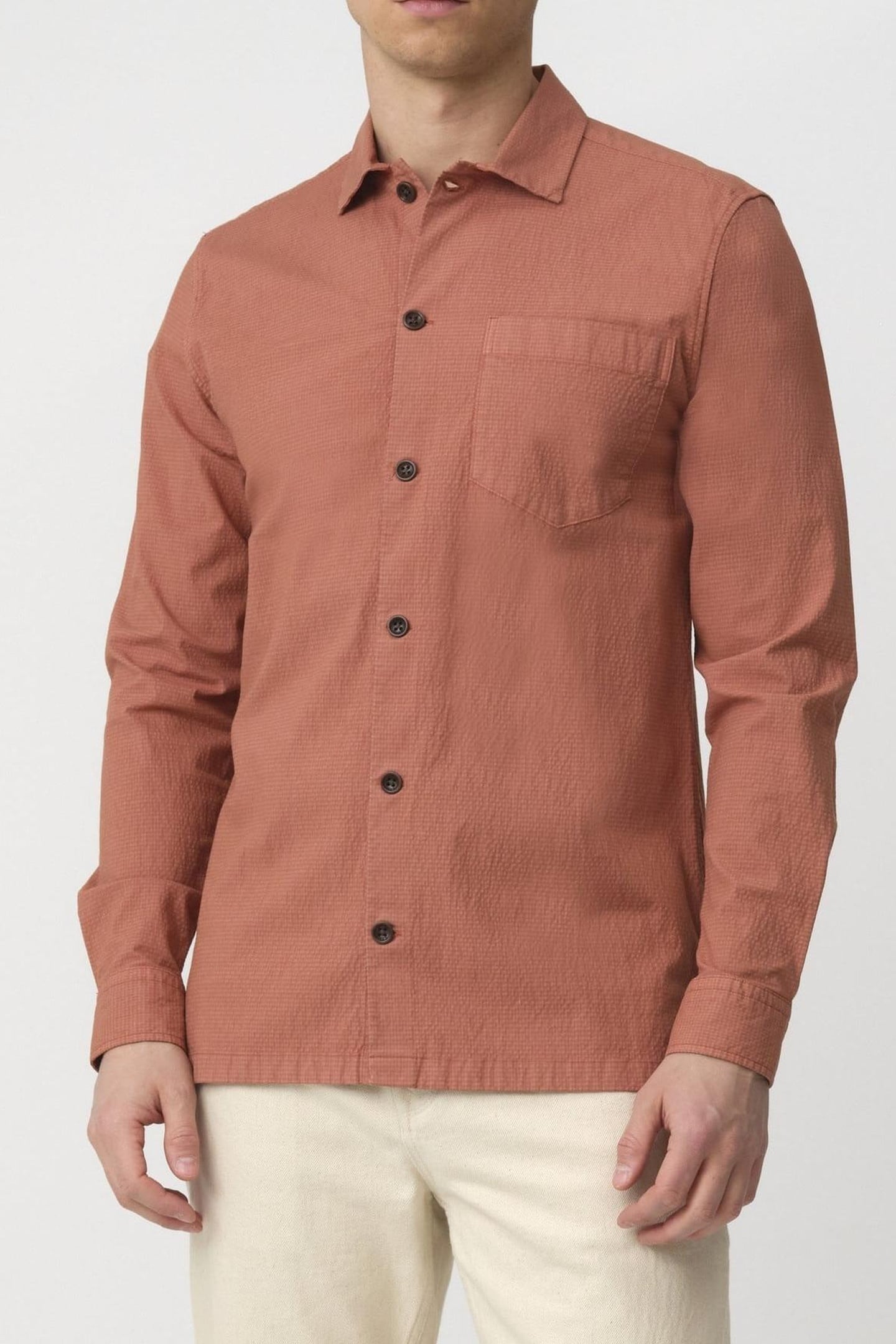 CASUAL SHIRT LM BROWN 1