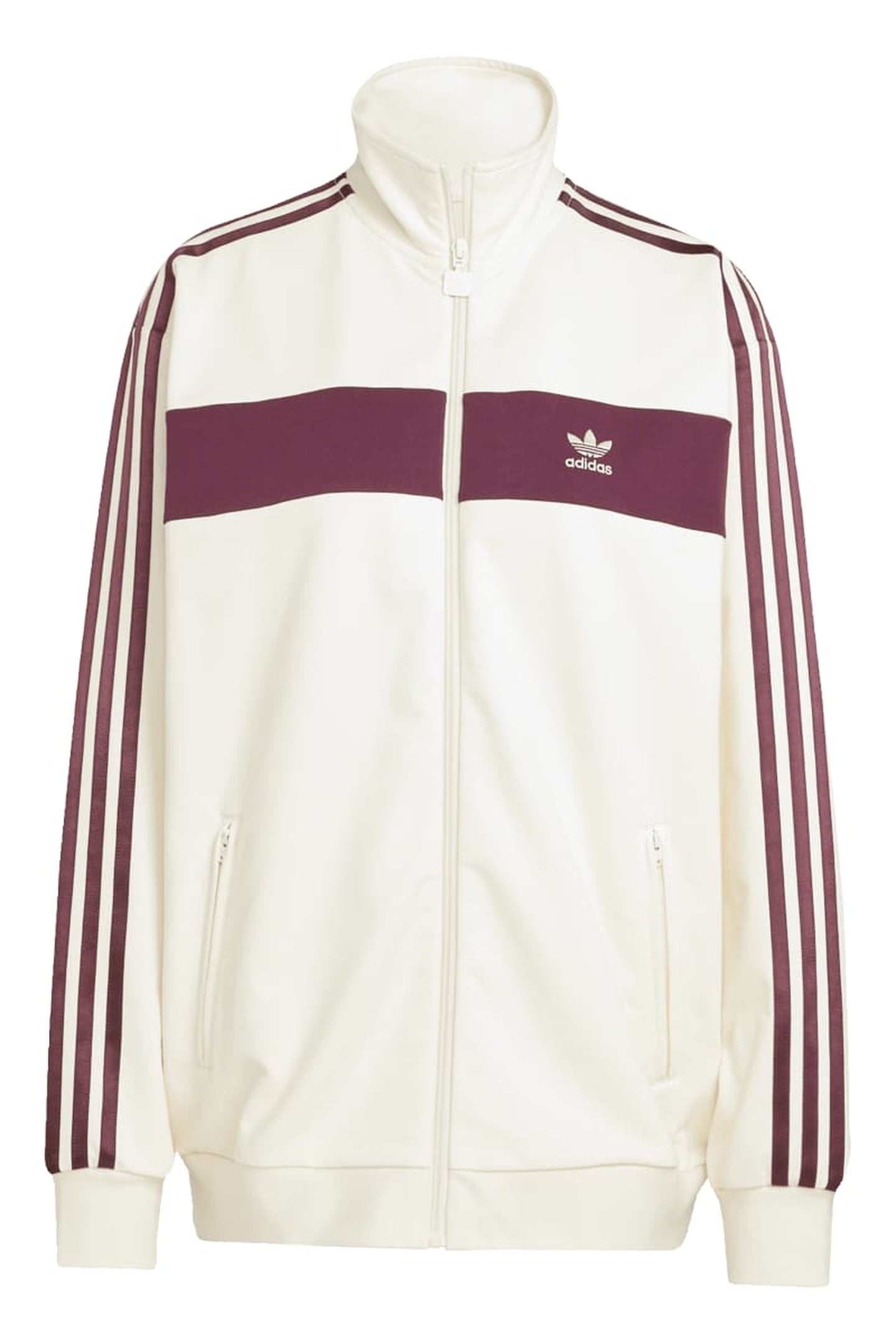ORIGINALS BLOCKED TRACK TOP CREAM WHITE 4