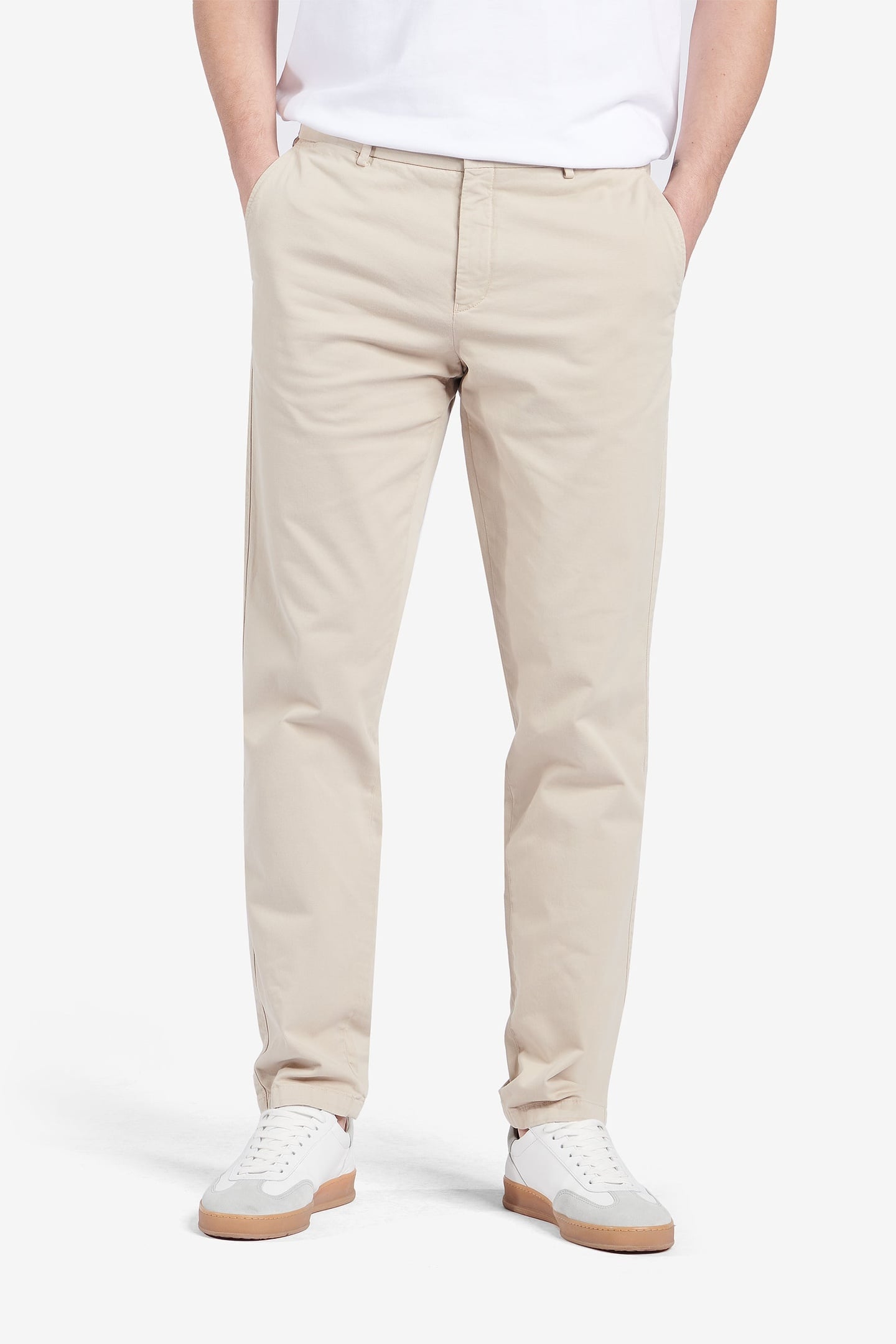 DIEGO COTTON-STRETCH TAUPE 1