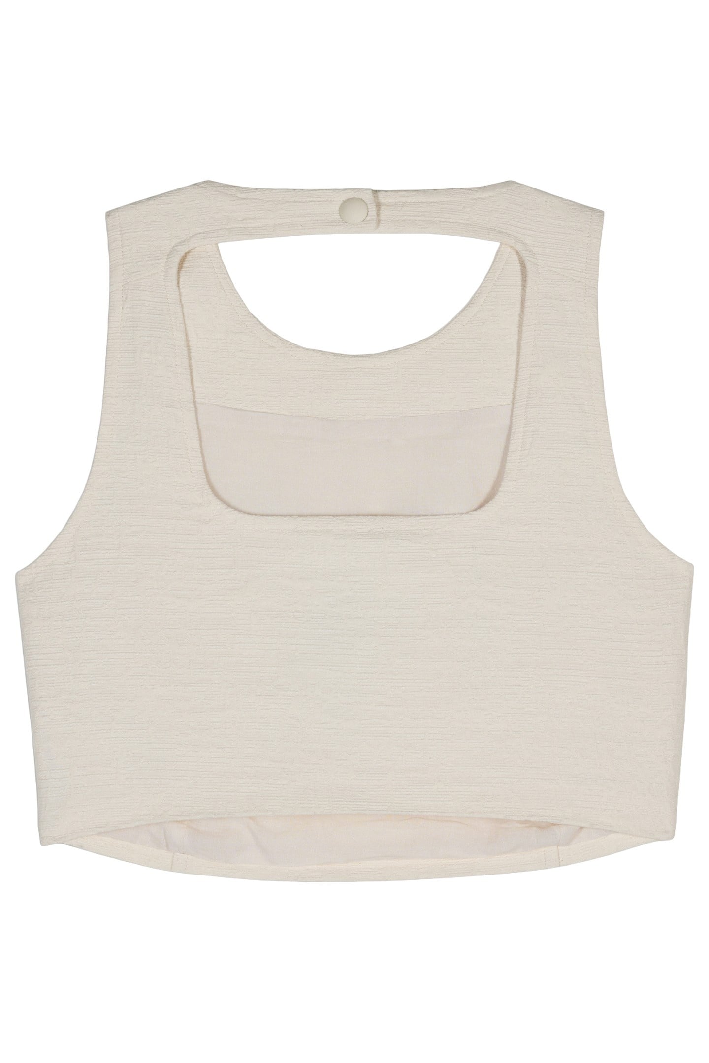 TOP HOODY ECRU 2