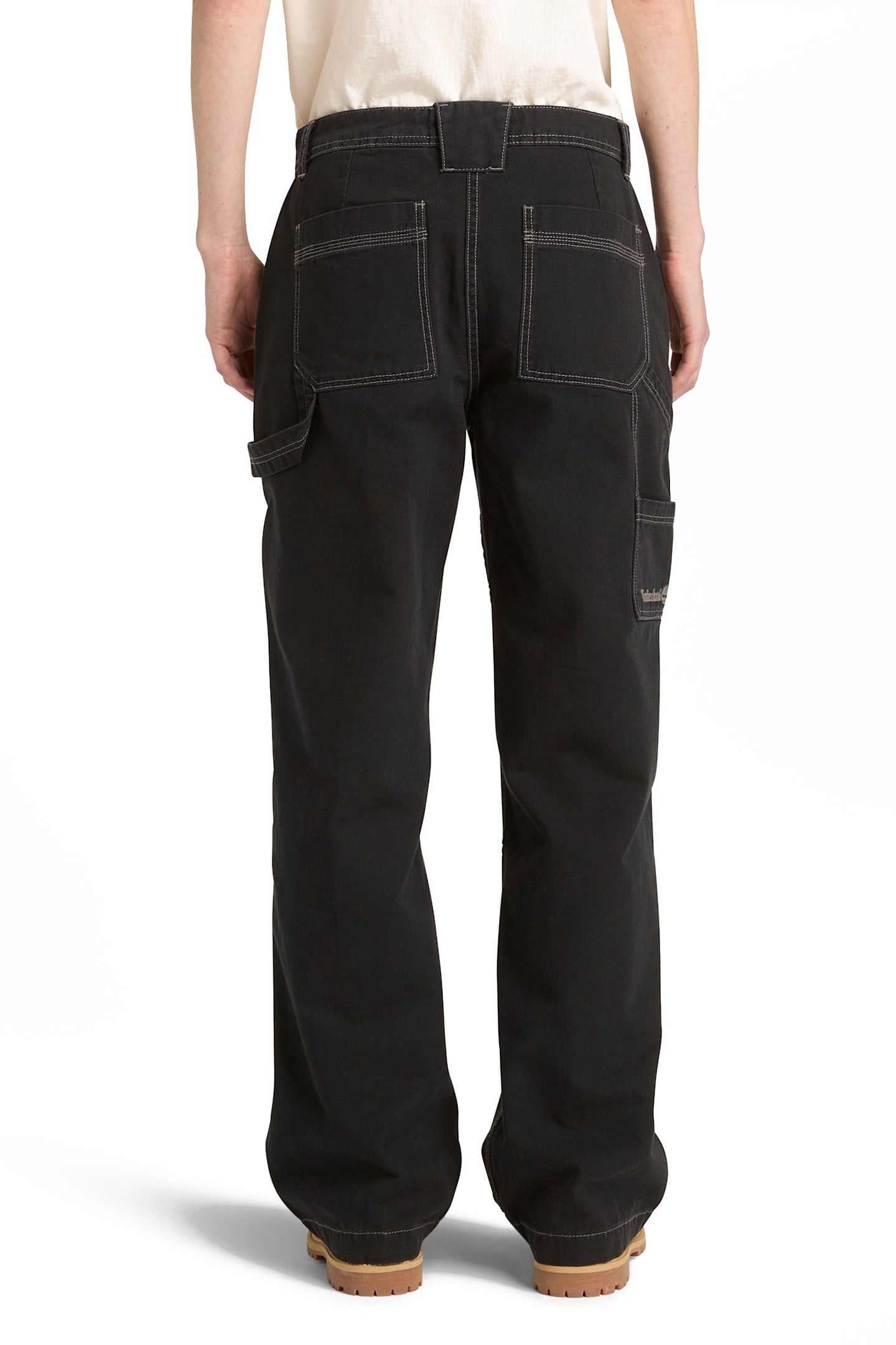 CANVAS STRAIGHT PANTS BLACK 3