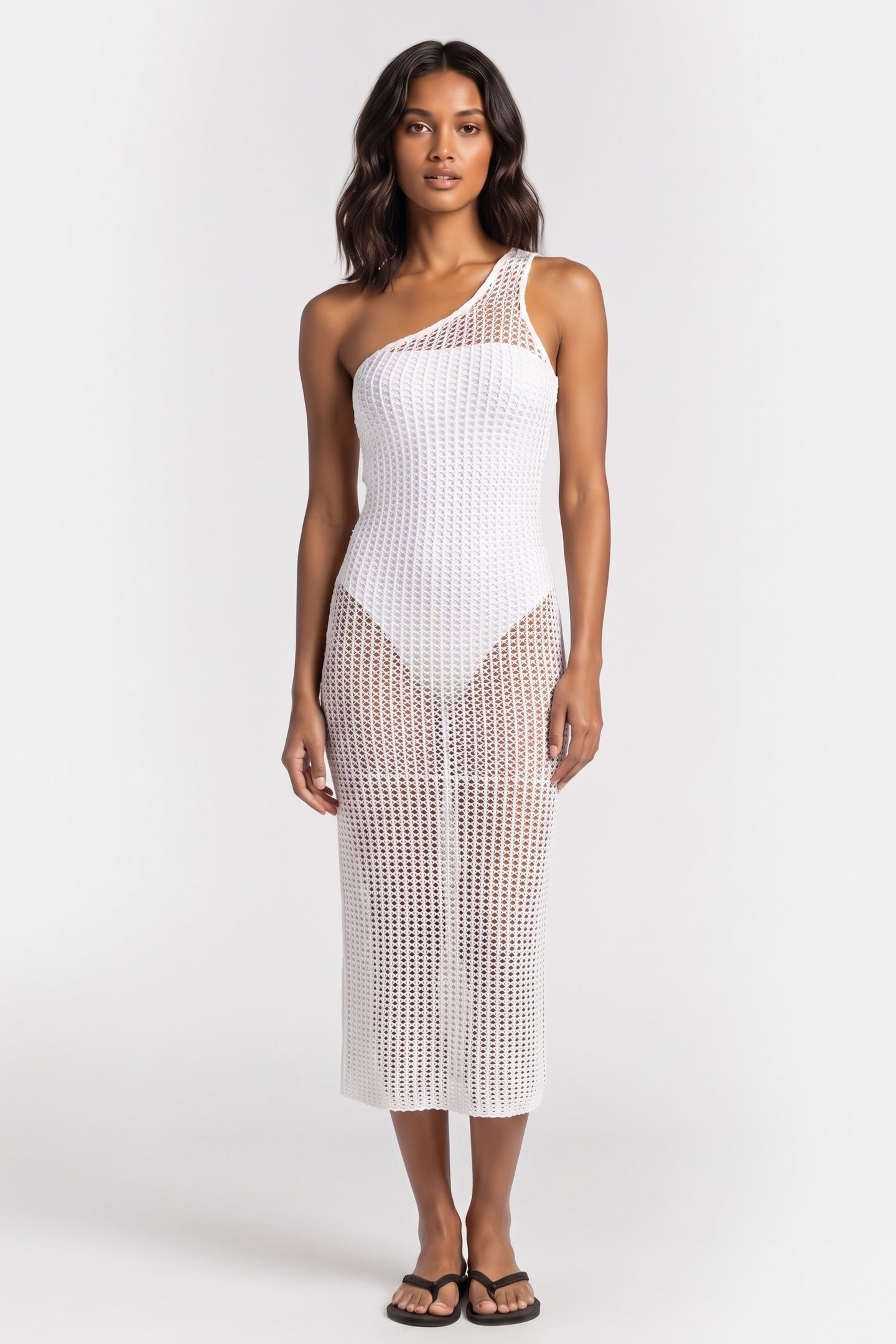WIDDY DRESS ECRU 1