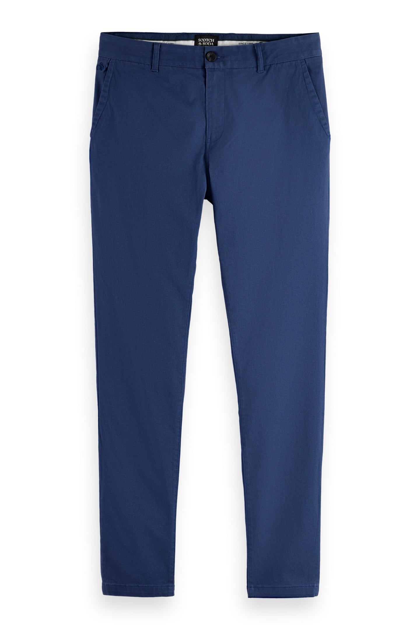 MOTT - WASHED COTTON BLEND CHINO INSIGNIA BLUE 1