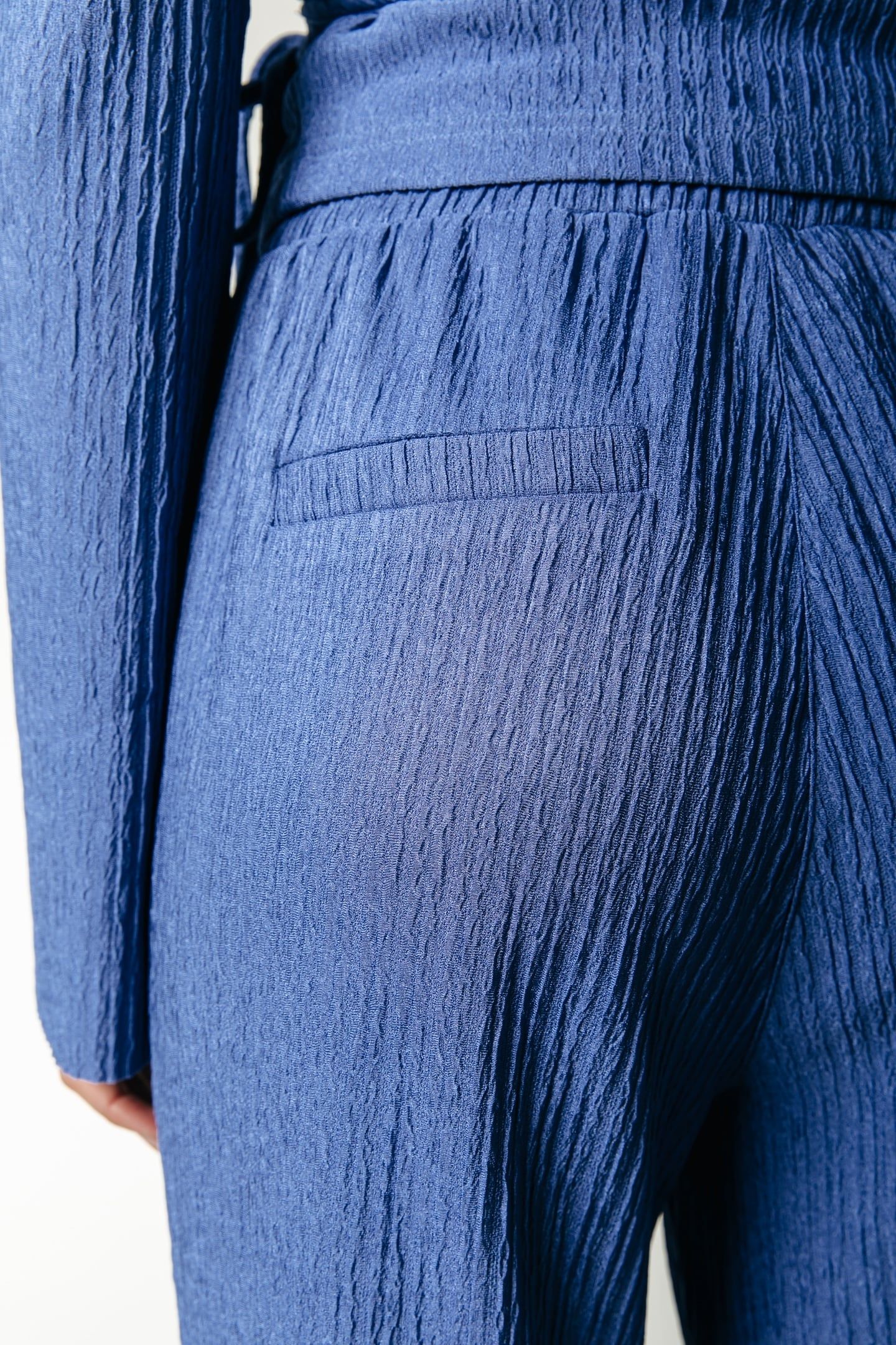 MELODY STRUCTURE STRAIGHT PANTS RAIN WASHED BLUE 6