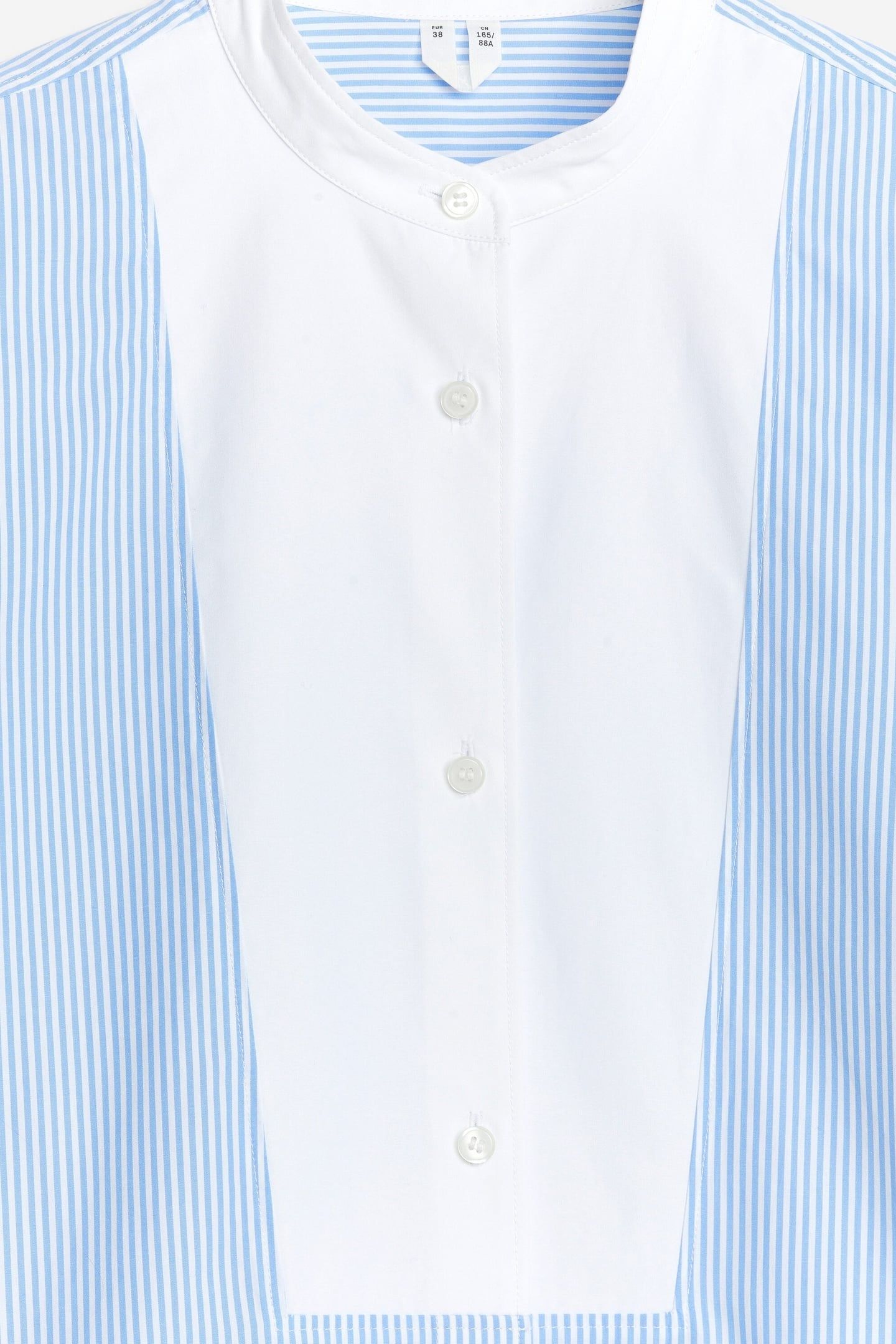 GENEVA TUX SHIRT DRESS BLUE 4