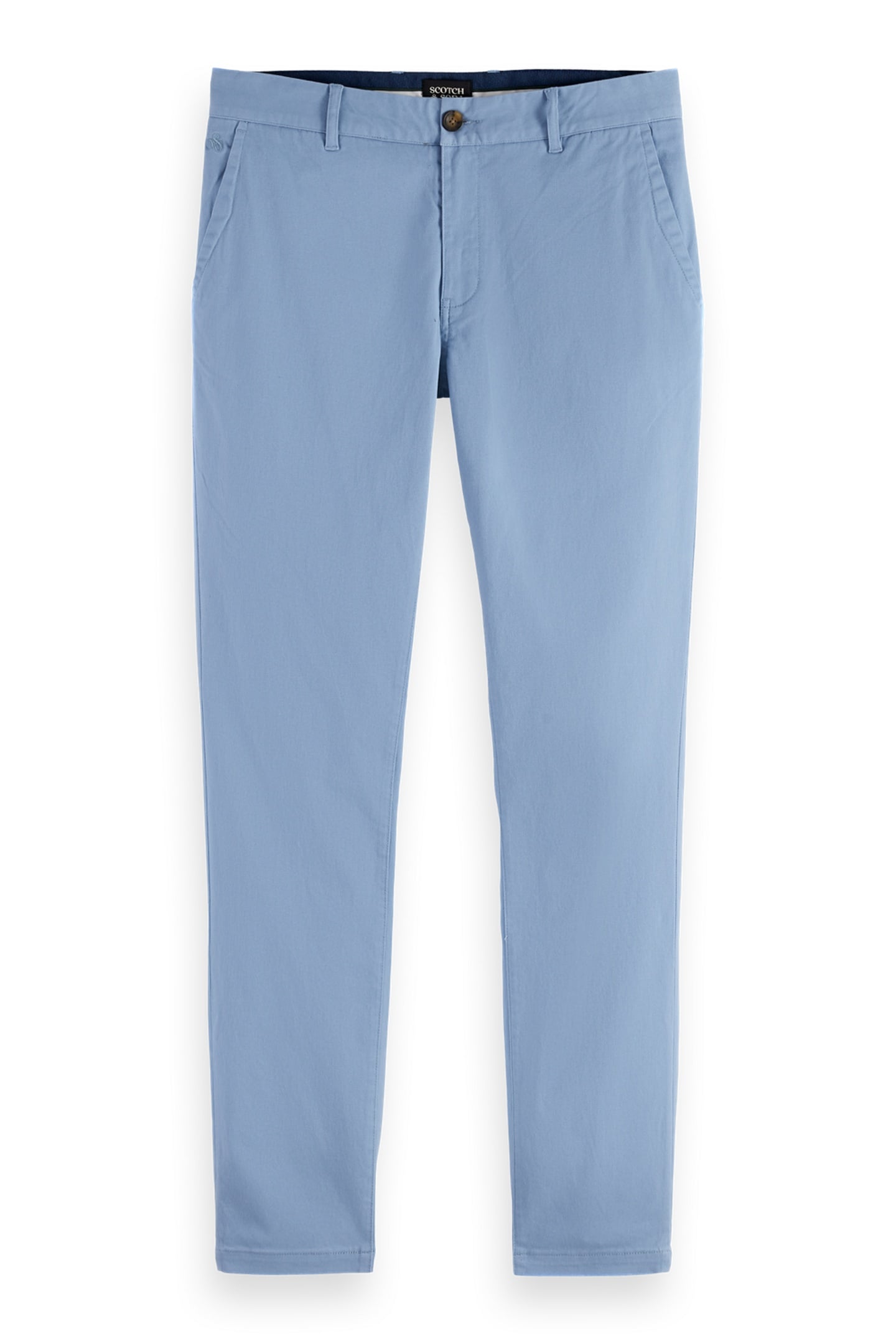 MOTT - WASHED COTTON BLEND CHINO FADED DENIM 1