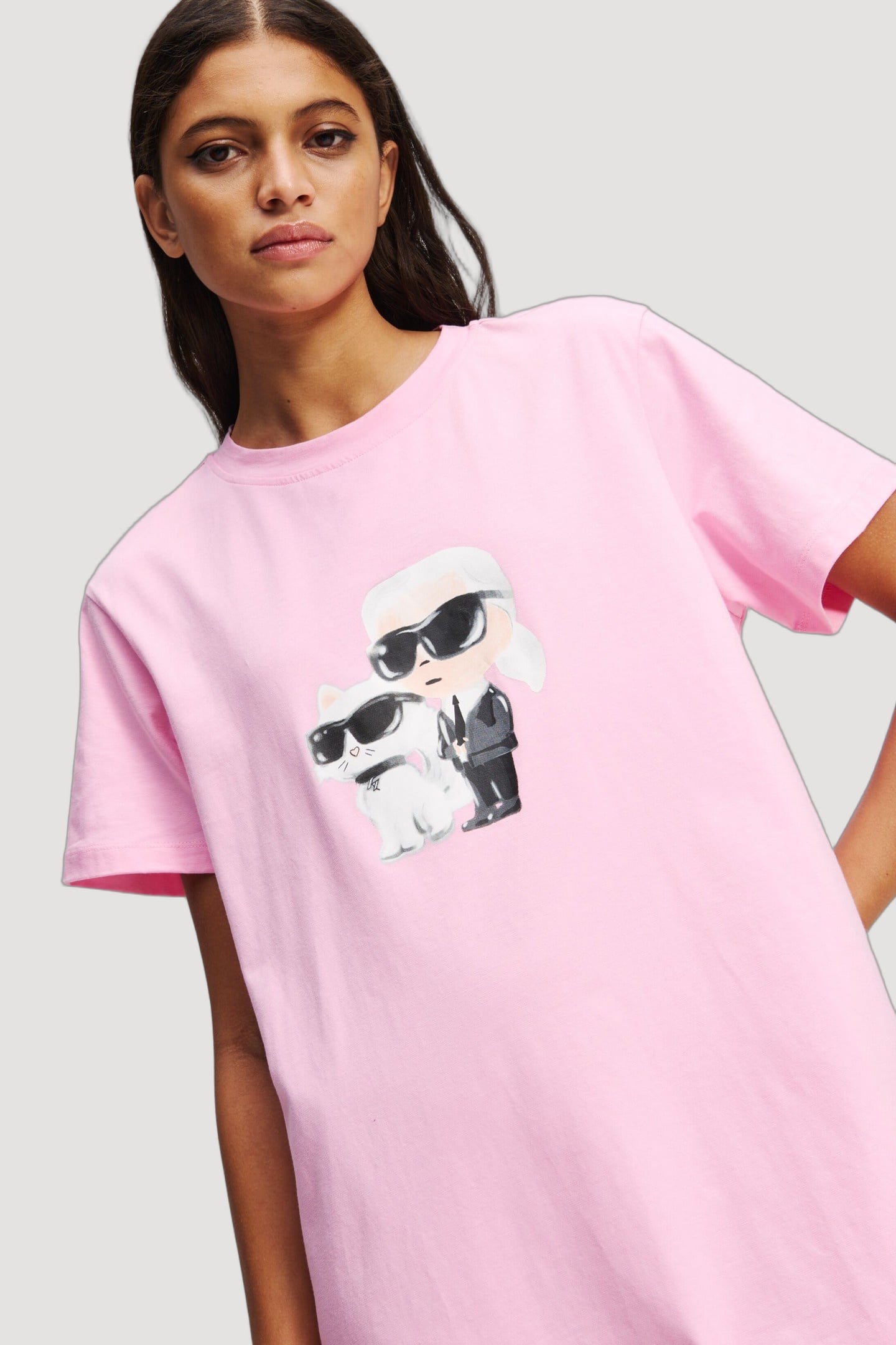 IKON SKETCH SS PJ DRESS BEGONIA PINK 7