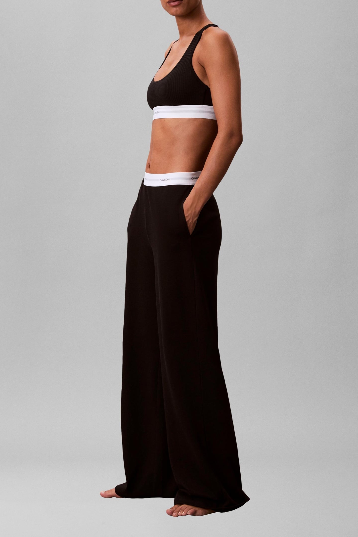LOGO JERSEY PANT BLACK 3