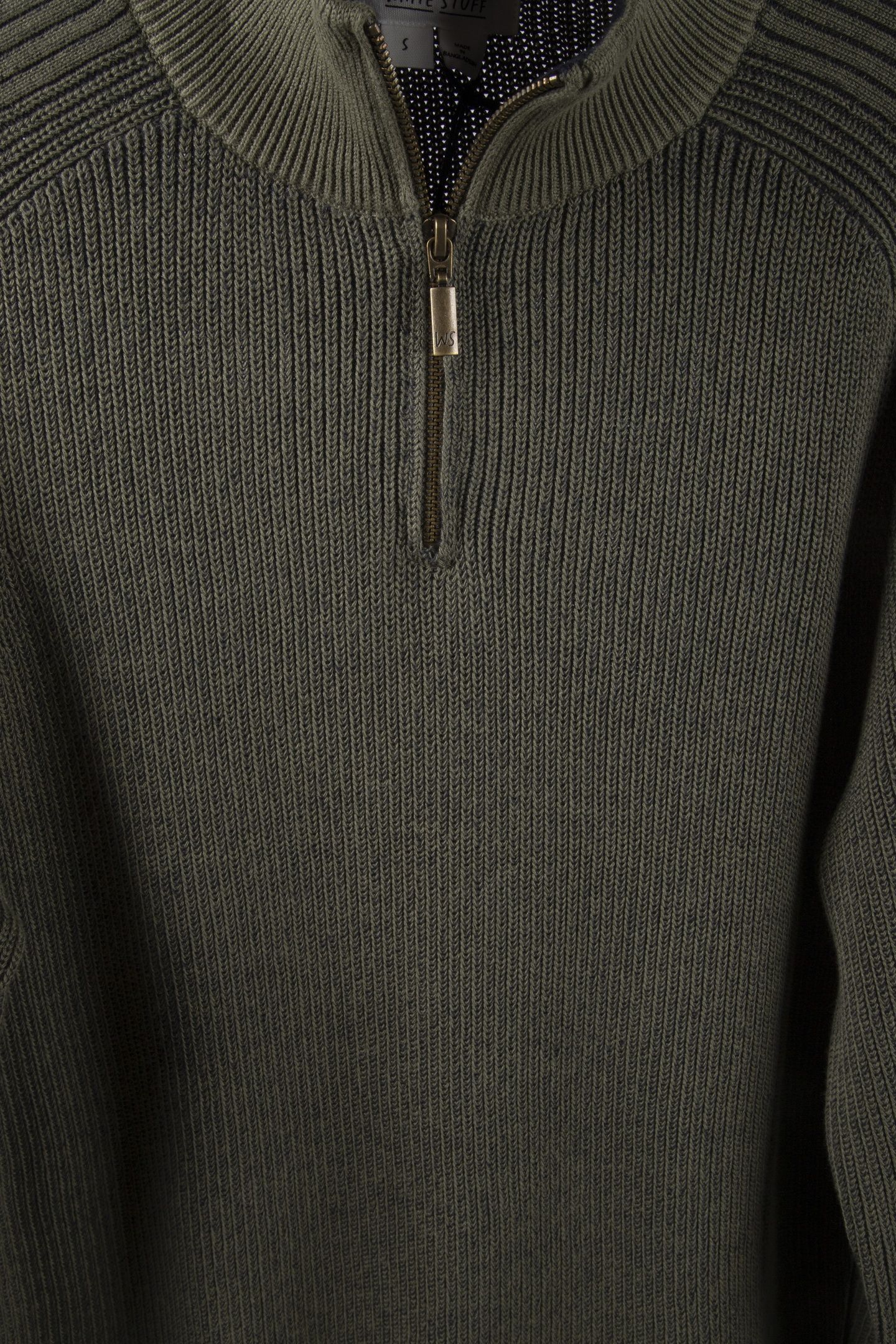 PENTIRE HALF ZIP KHAKI GREEN 4