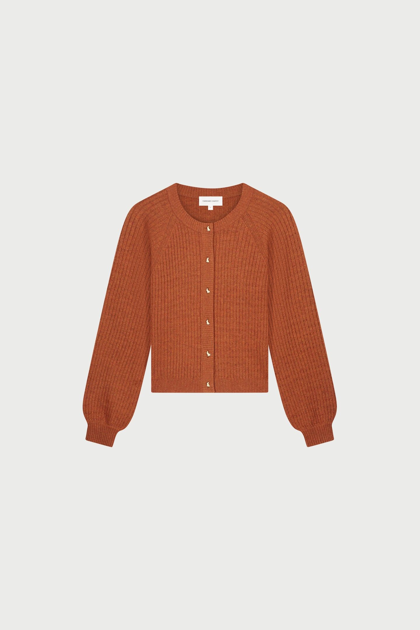 CHARLOTTA CARDIGAN BURNT SUGAR 4