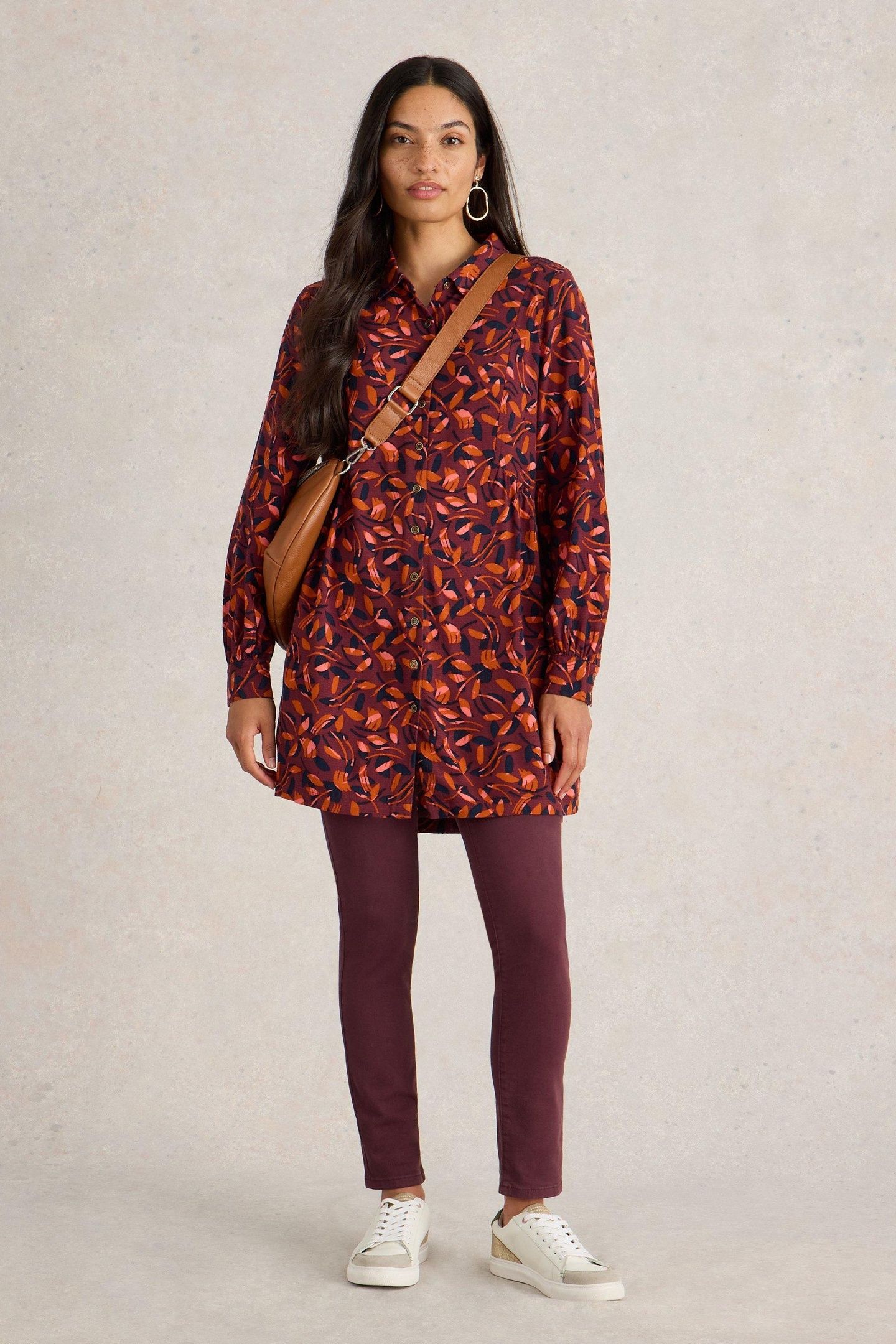 JANEY JEGGING DARK PLUM 1