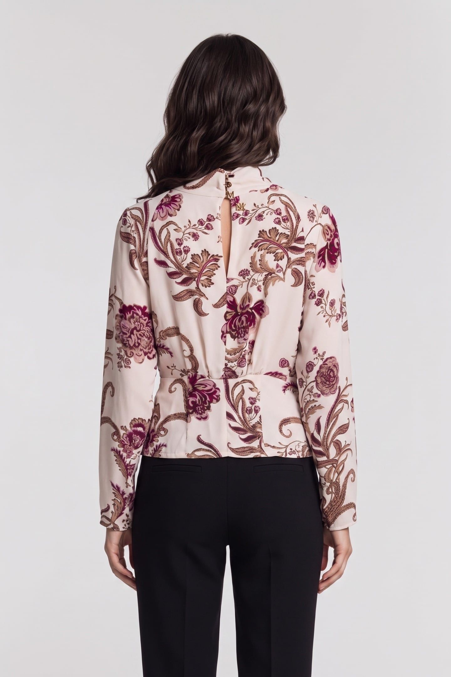 DENISE V NECK WRAP L FLORAL PAYSLEY ICE C 2