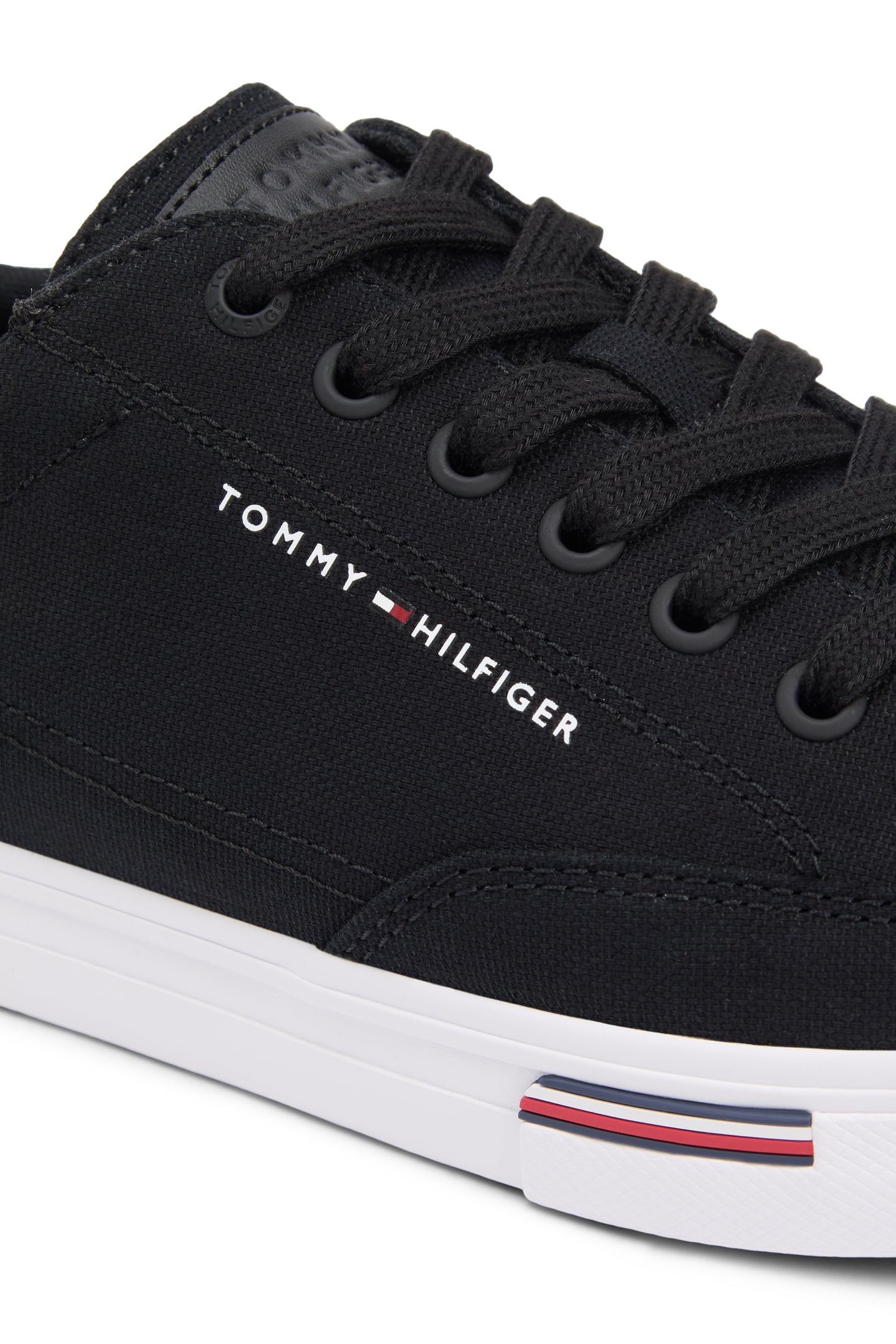 CANVAS SIGNATURE MIDSOLE TRAINERS BLACK 6