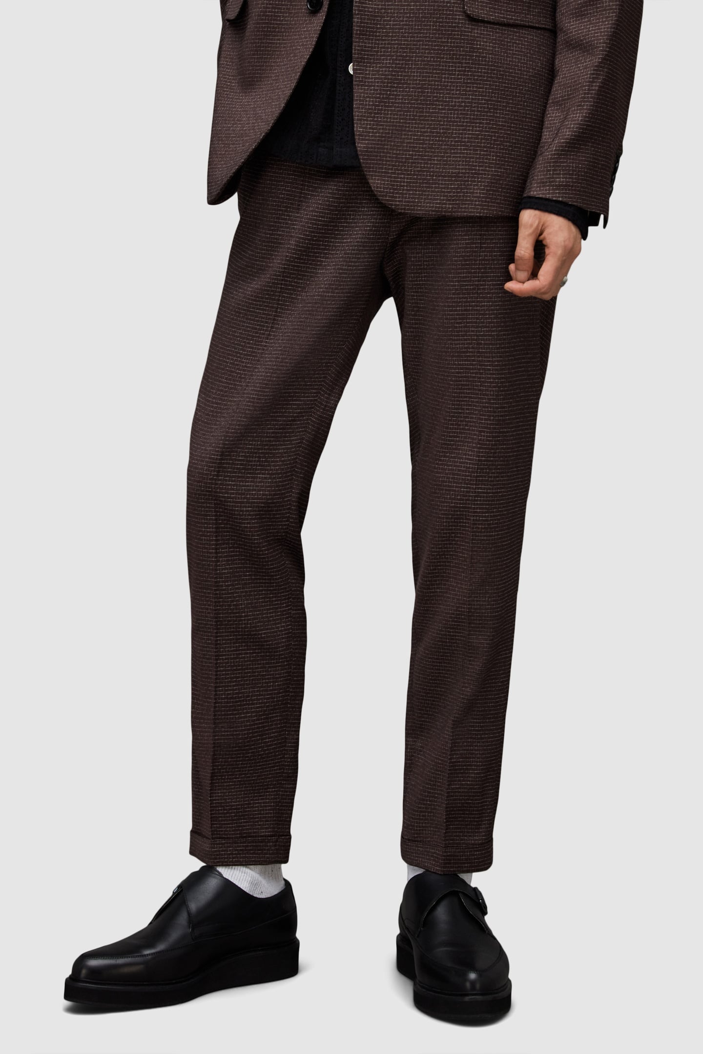 LOWDES TROUSER OXBLOOD RED 4