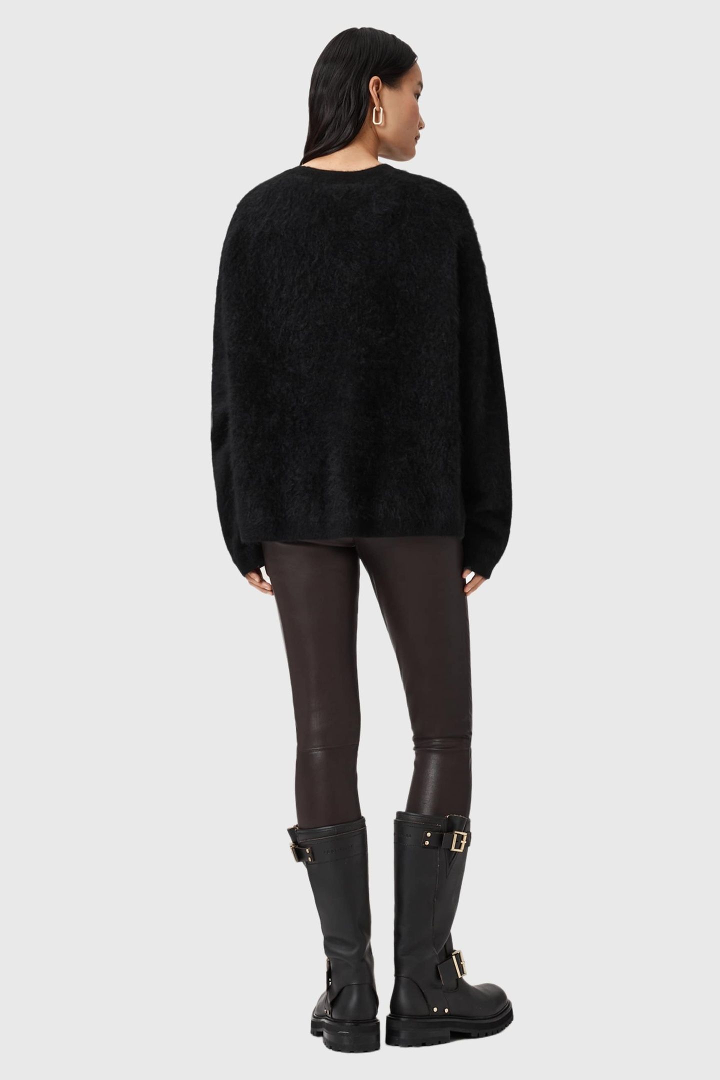 CORA LEATHER LEGGING BITTER BROWN 4