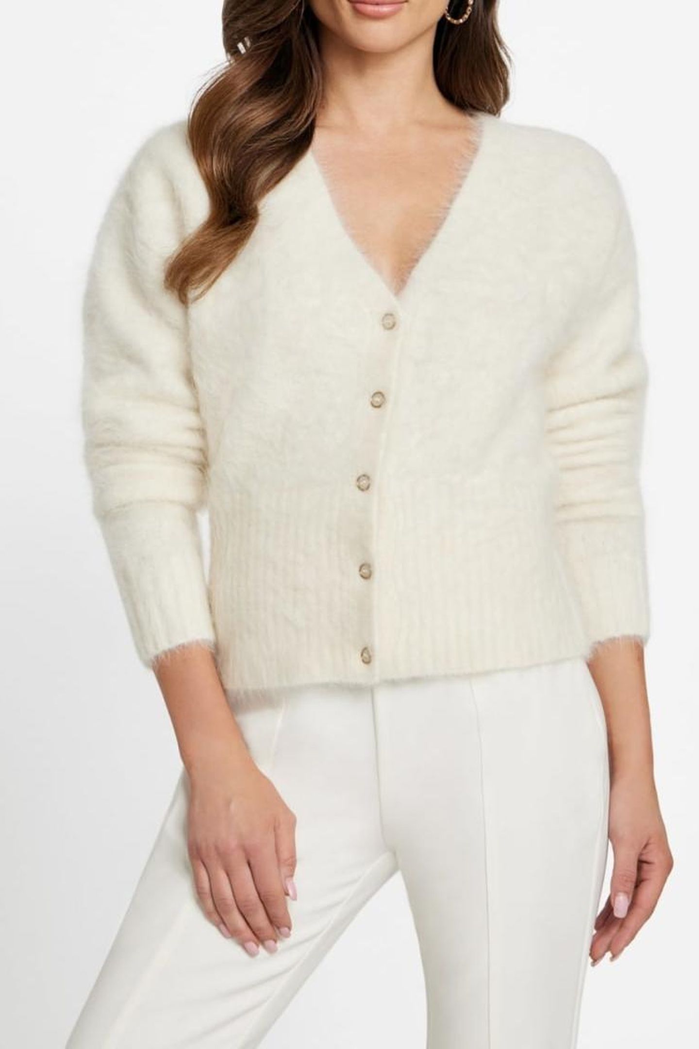 AGNES CARDI SWEATER MACADAMIA MULTI 4