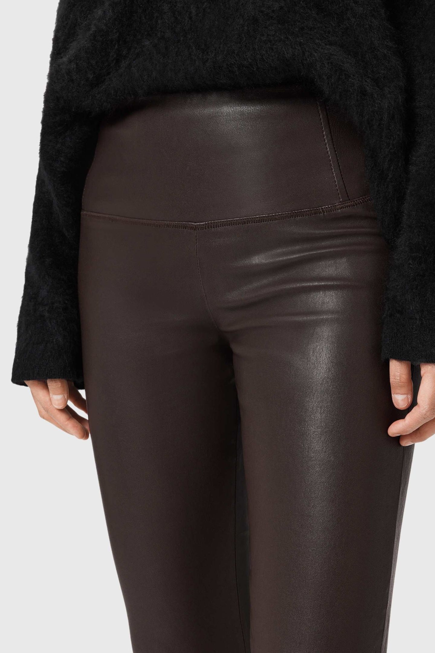 CORA LEATHER LEGGING BITTER BROWN 7