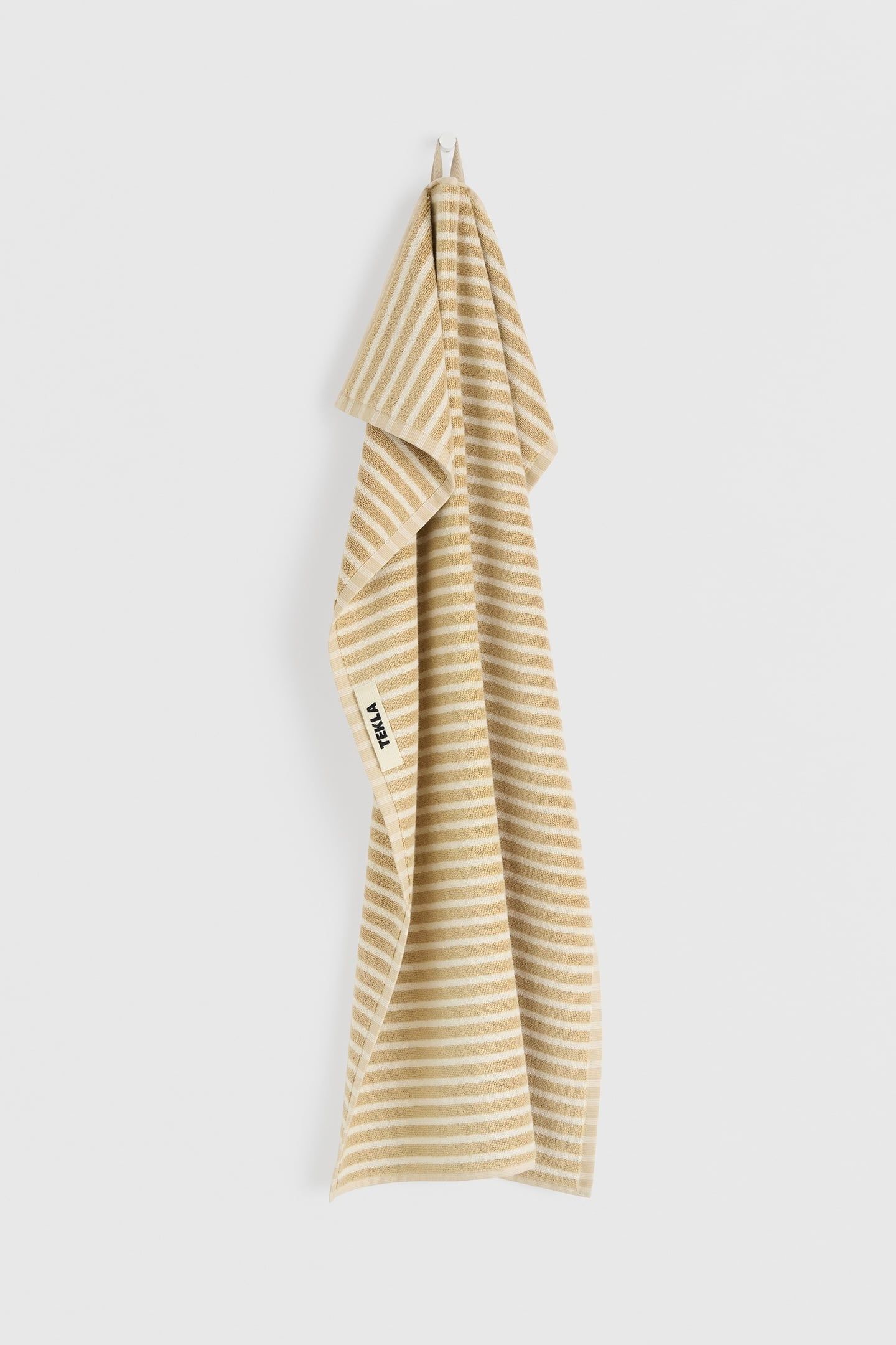 UNISEX WASHCLOTH TOWEL IVORY STRIPES 1