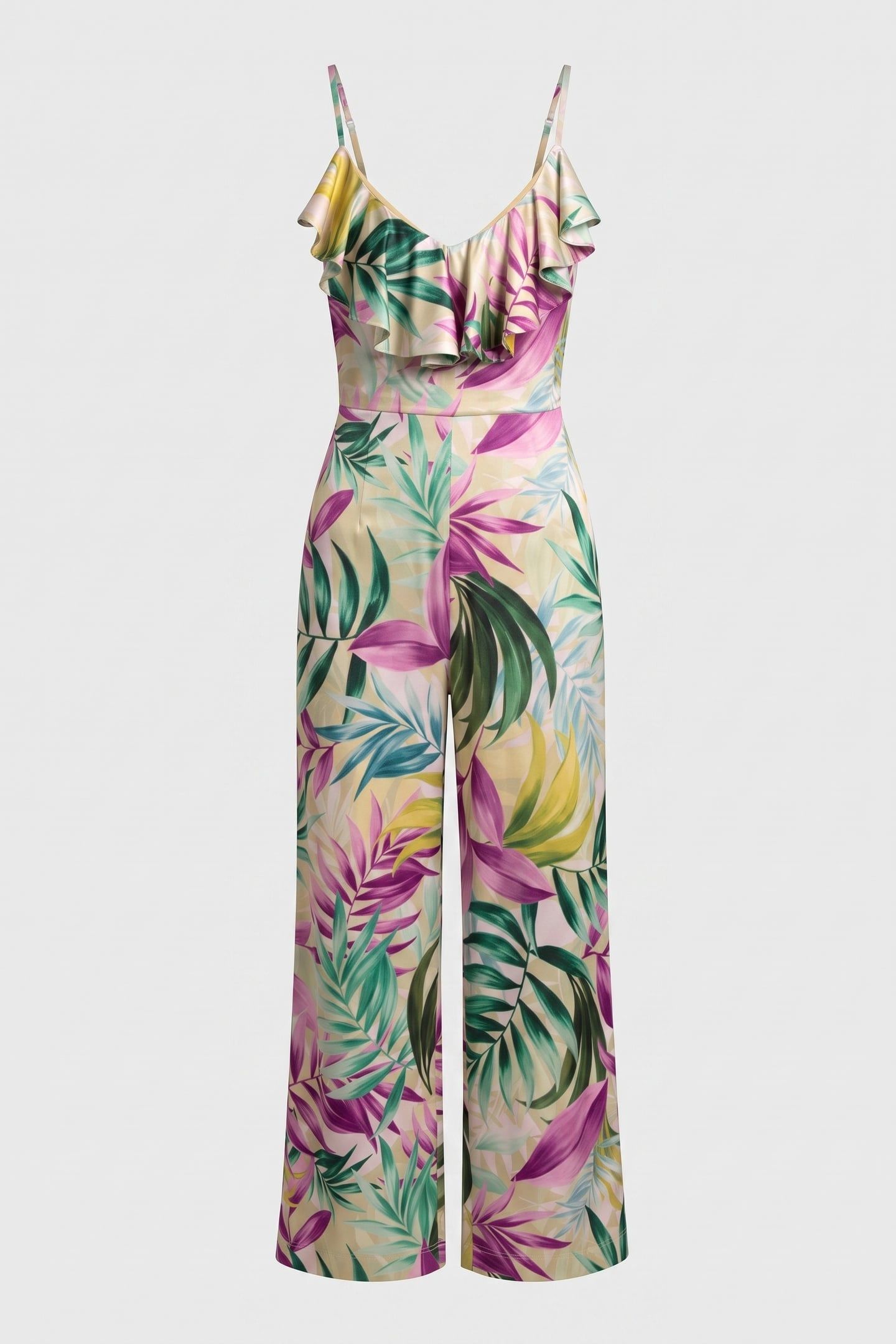 GUESS ECO ALICE SLINKY OVERALL TROPICAL ESCAPE PRIN 3