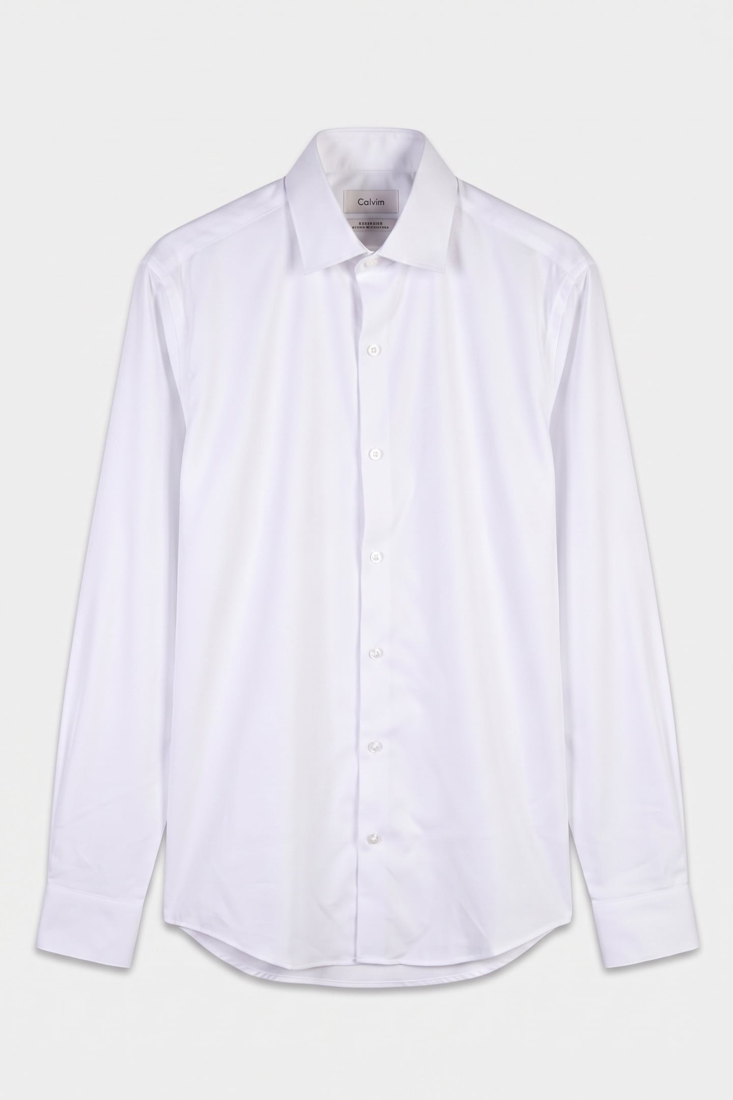 SLIM ESSENTIAL TWILL SHIRT WHITE 3
