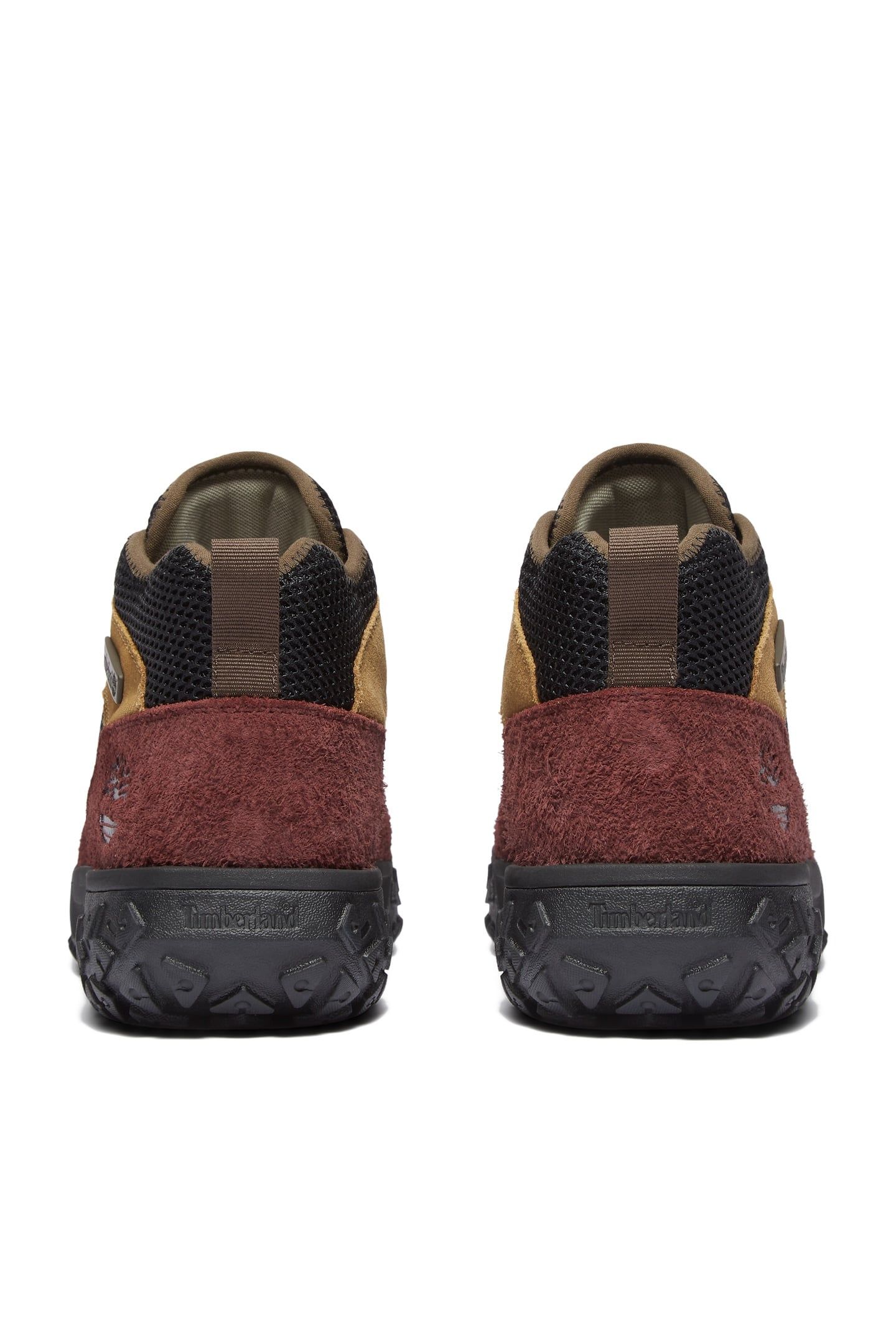 GREENSTRIDE MOTION 6 MID LACE UP SNEAKER BLACK W BURGUNDY 6