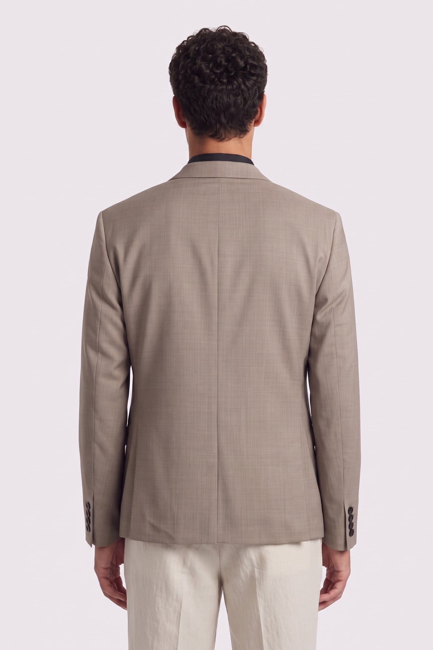 2-BUTTON SUIT JACKET BEIGE MELANGE 2