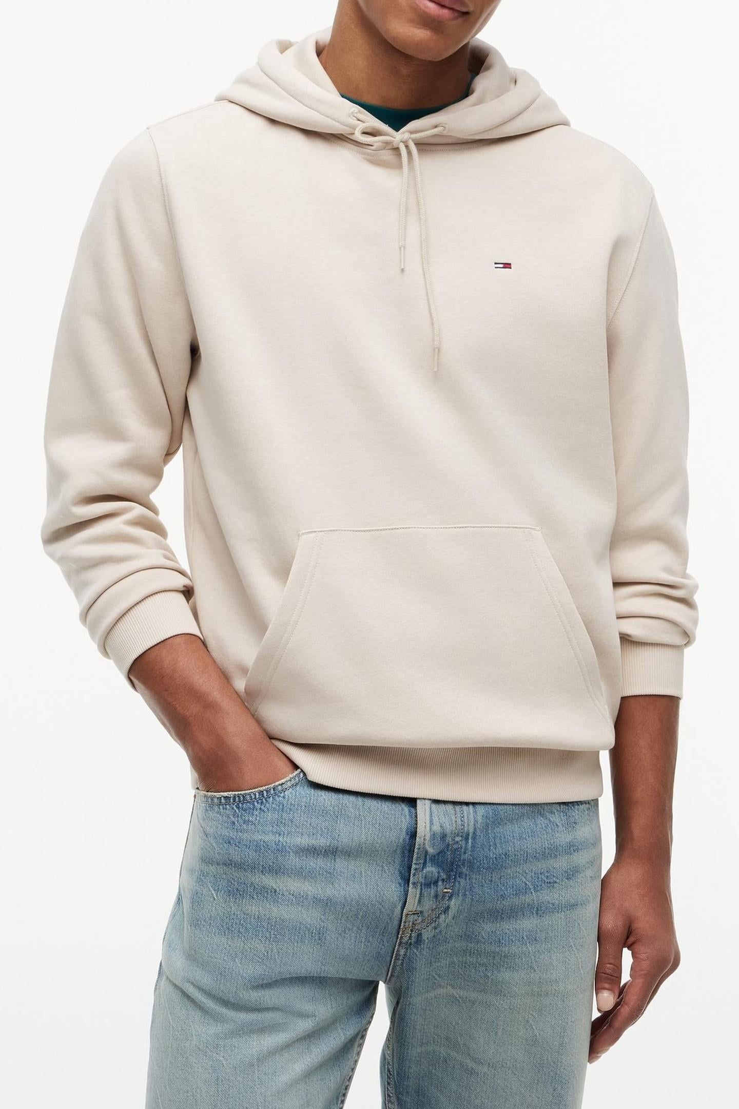 REGULAR FLAG HOODIE CLASSIC BEIGE 1