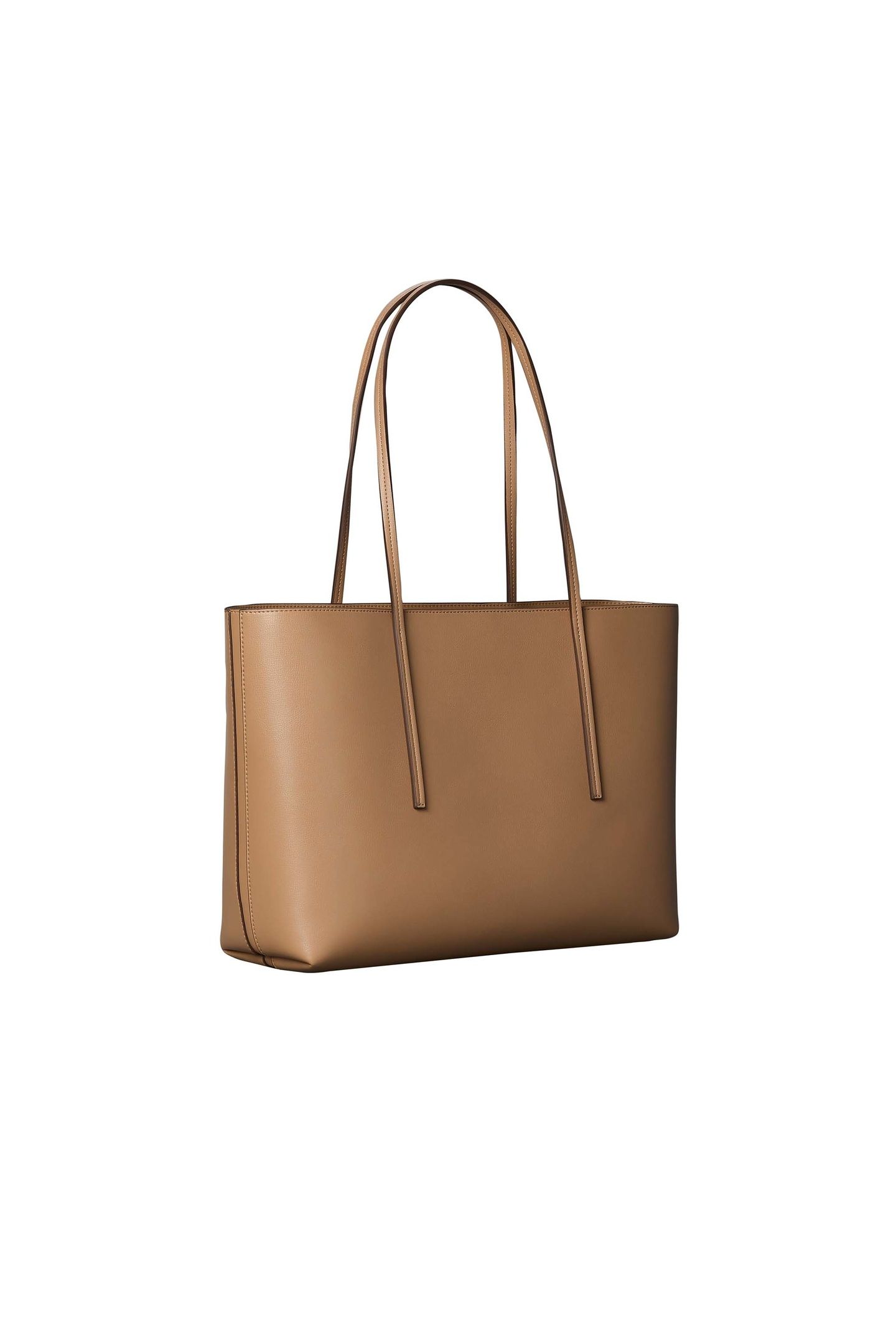 FOIL LOGO TOTE BAG WITH POUCH TANNIN 2