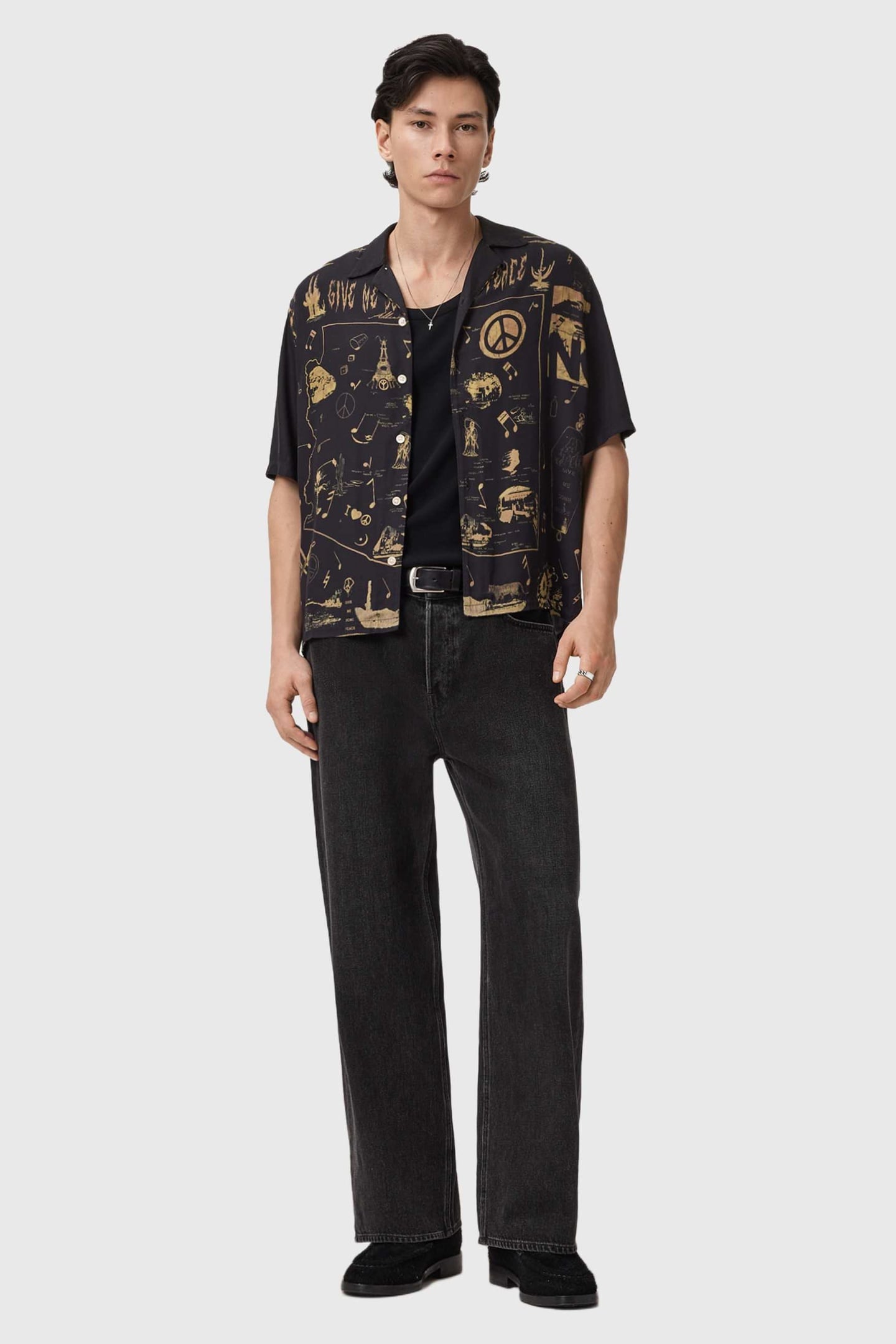 PACIFY SS SHIRT RATTAN BROWN 1