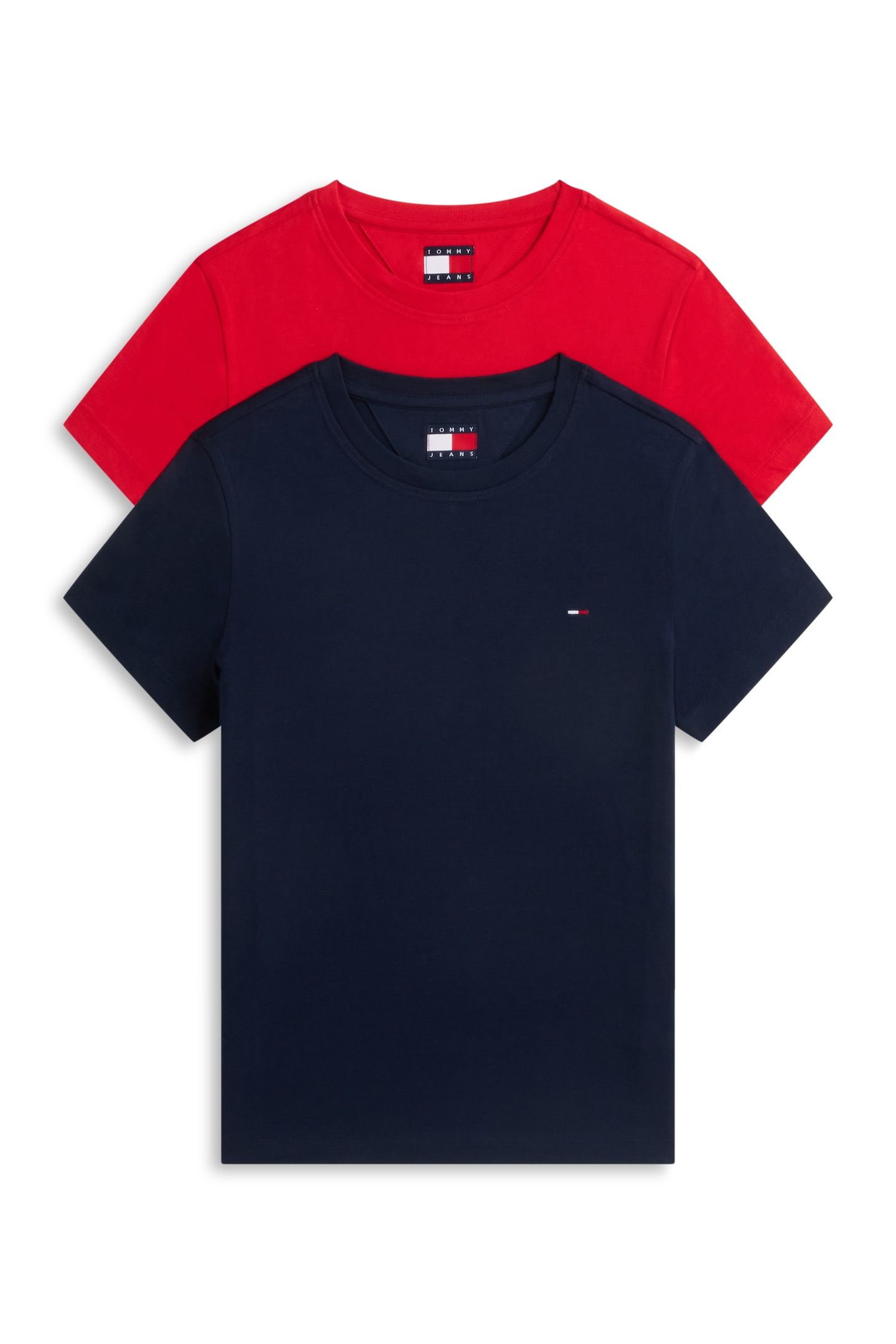 2-PACK C-NECK TEE DARK NIGHT NAVY/AMARYLLIS RED 1