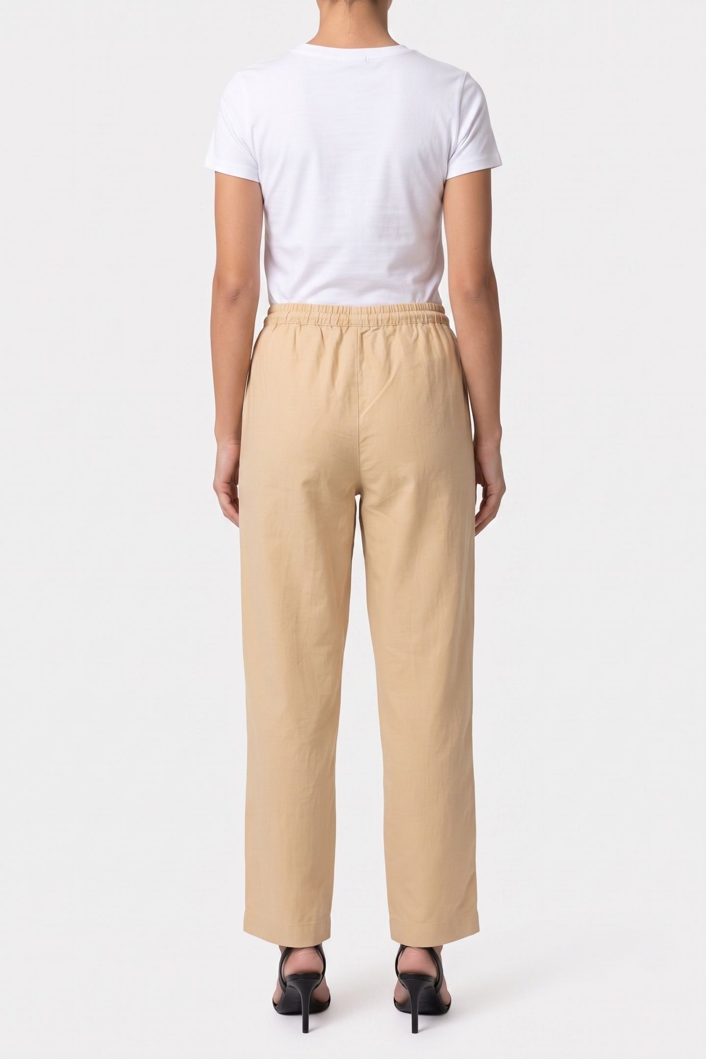 TIDE TENCEL LINEN TROUSERS YELLOW 2