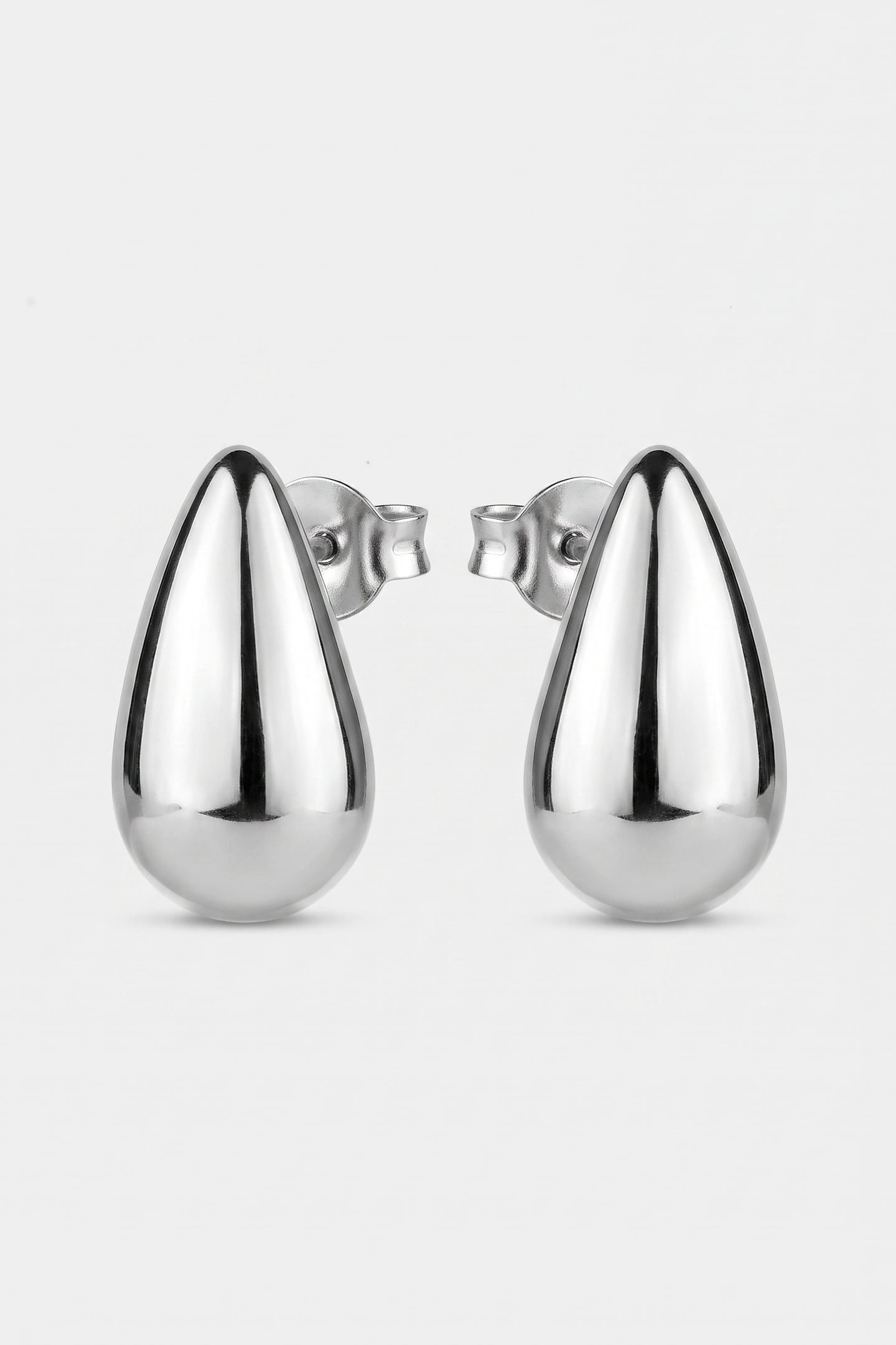 DROPLET OHRRINGE SILVER 3