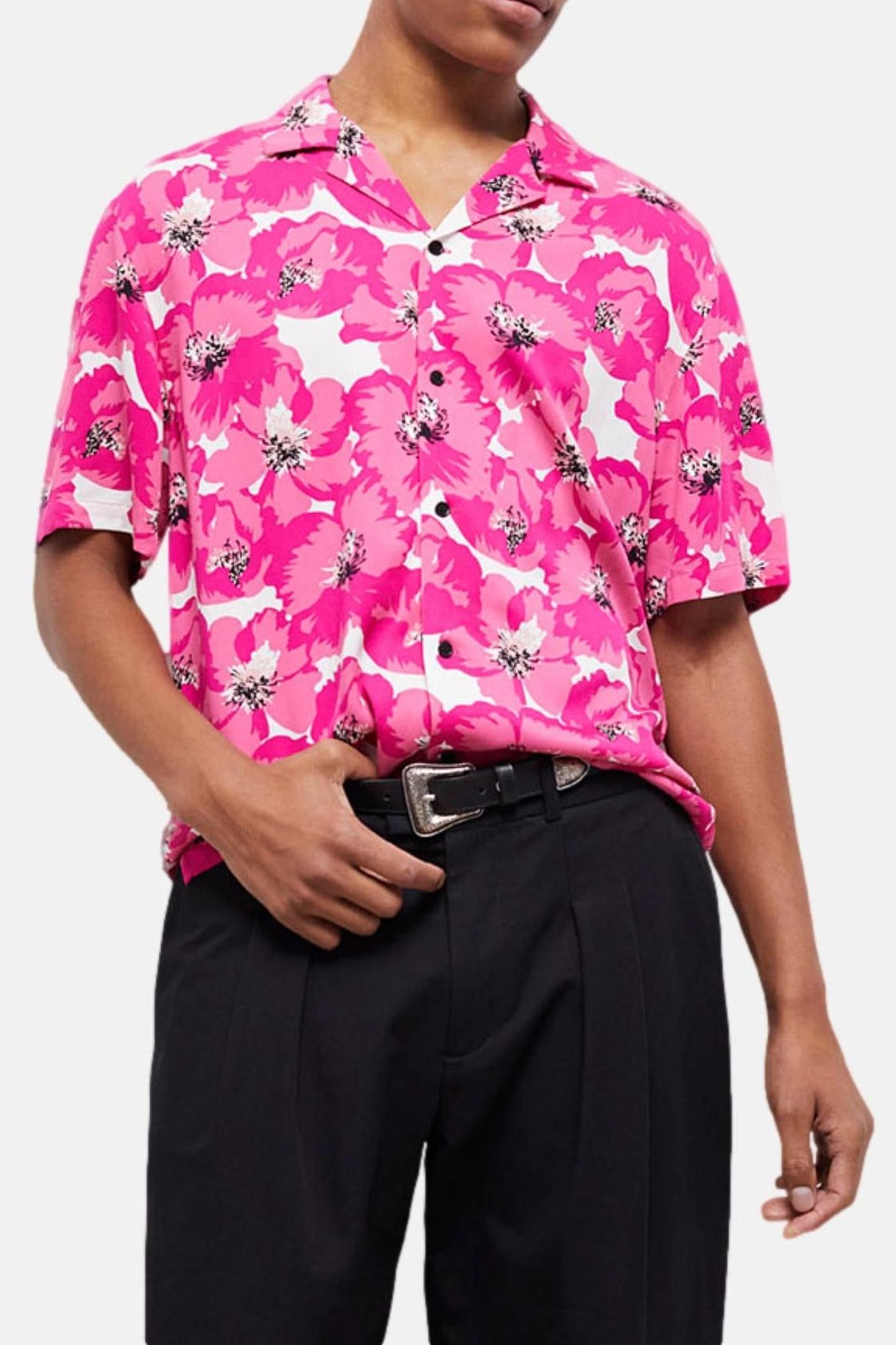 SHORT-SLEEVED SHIRT PINK 2