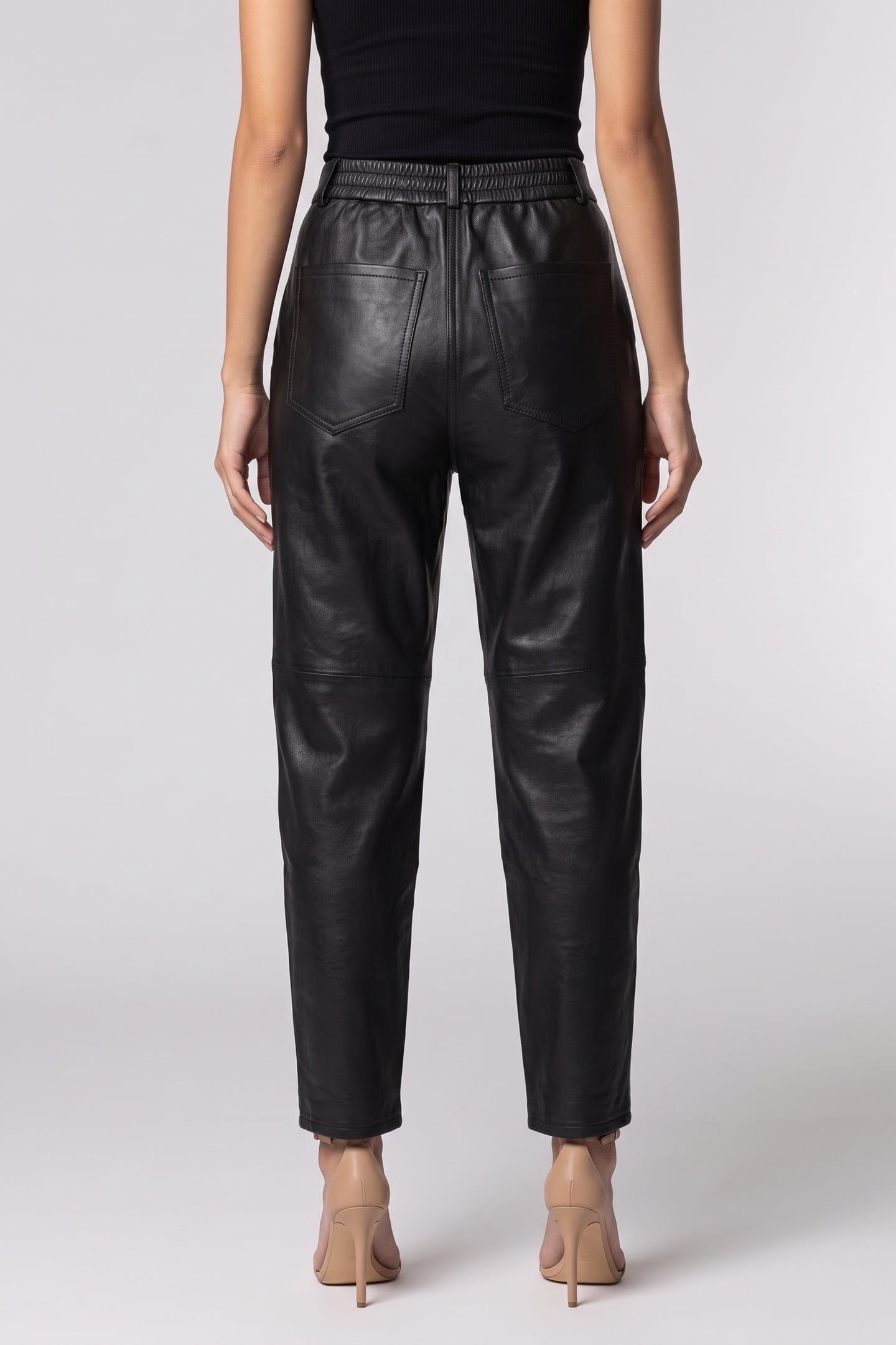 EVALENA LEATHER BLACK 2