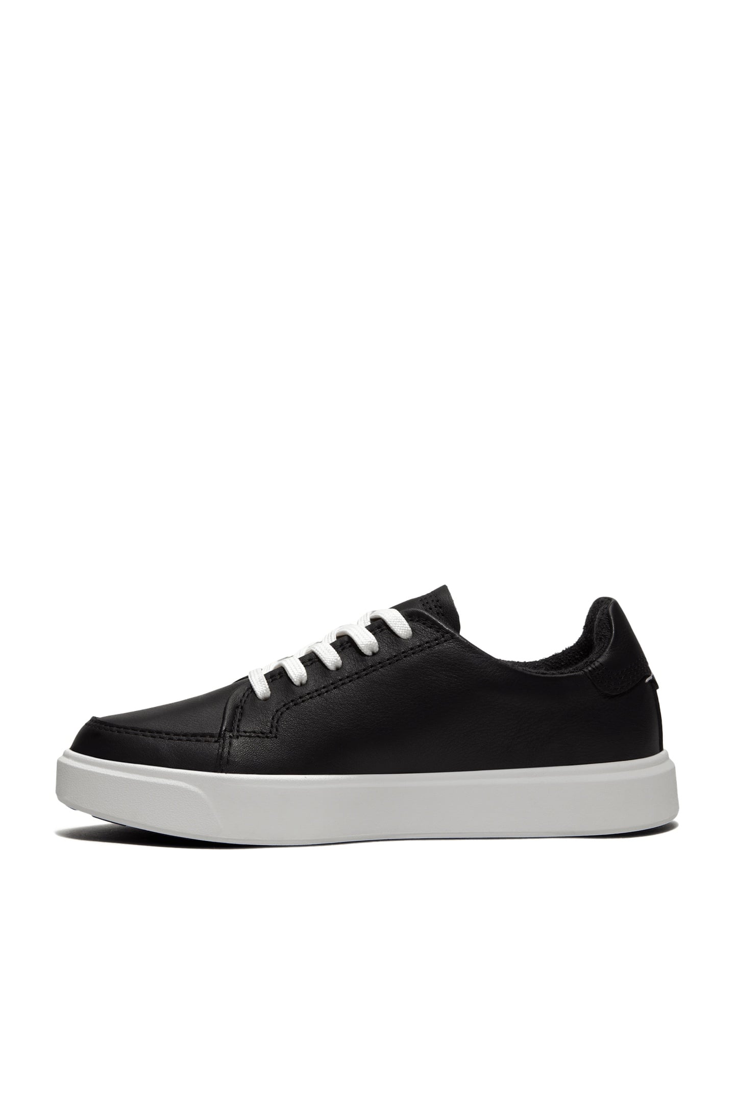 EMERSON STREET LOW LACE UP SNEAKER BLACK FULL GRAIN 5