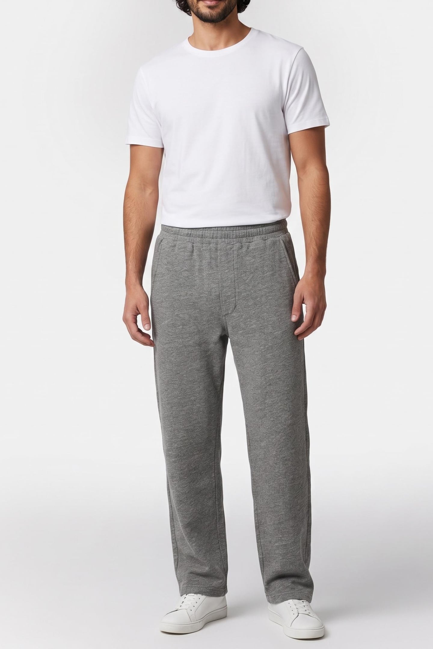 PLOMER SWEAT PANTS GRIS CHINE 1